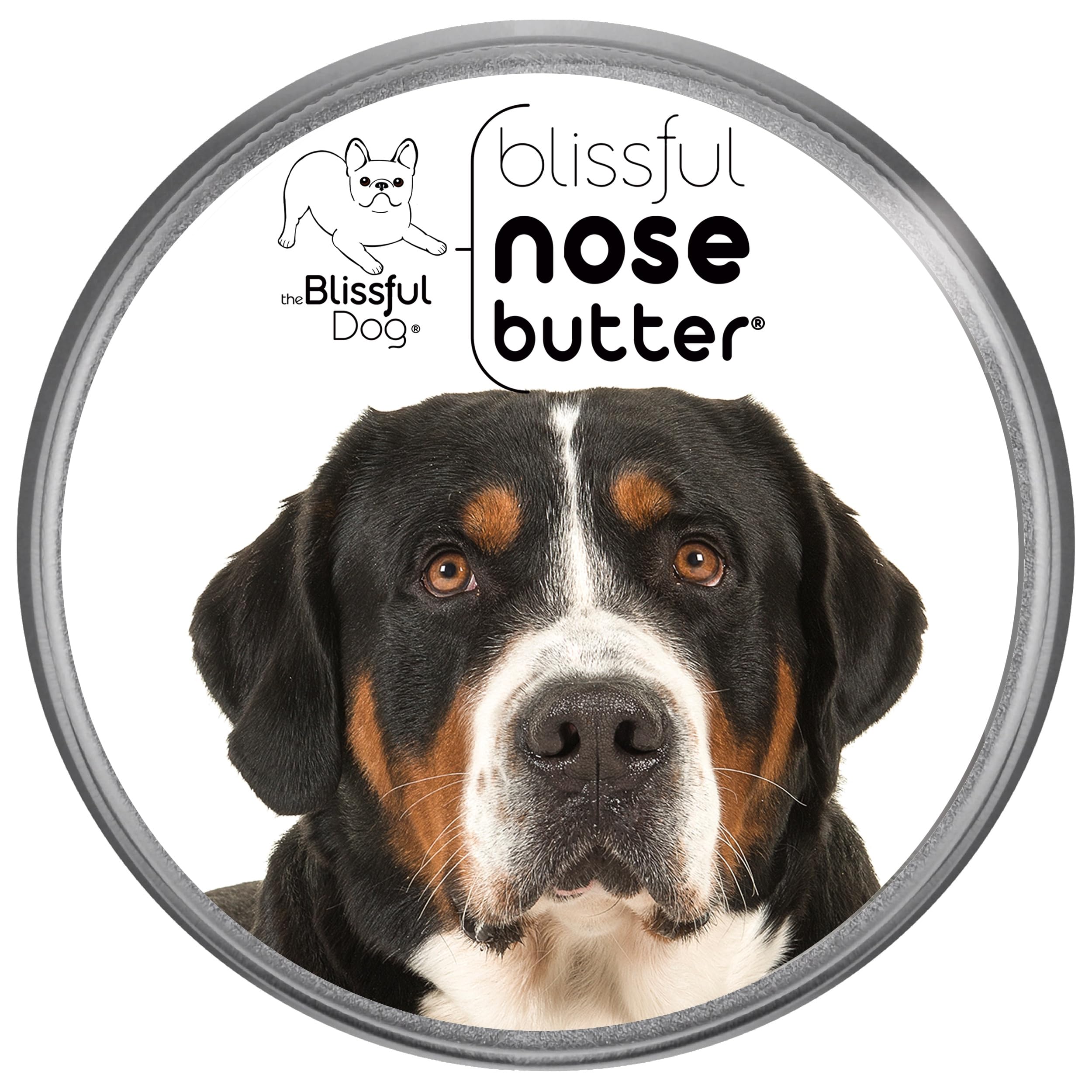 The Blissful Dog Greater Swiss Mountain Dog Unscented Nose Butter - Dog Nose Butter, 2 Ounce