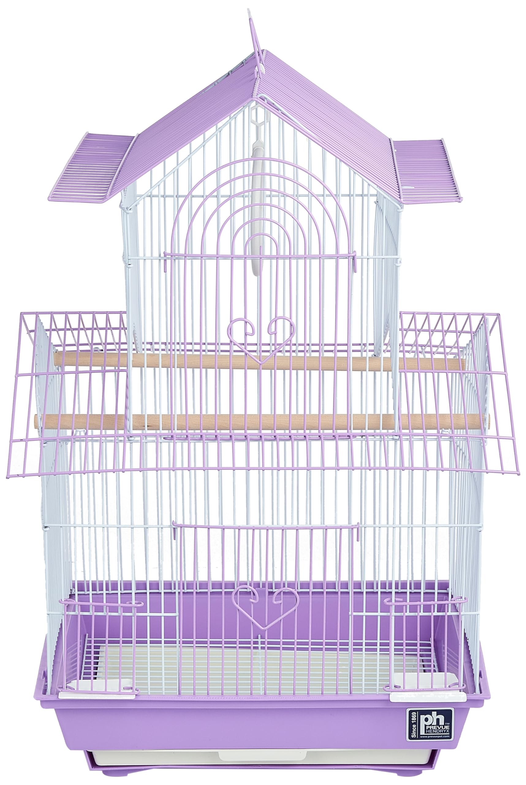 Prevue Hendryx SP1720-3 Shanghai Parakeet Cage, Lilac and White