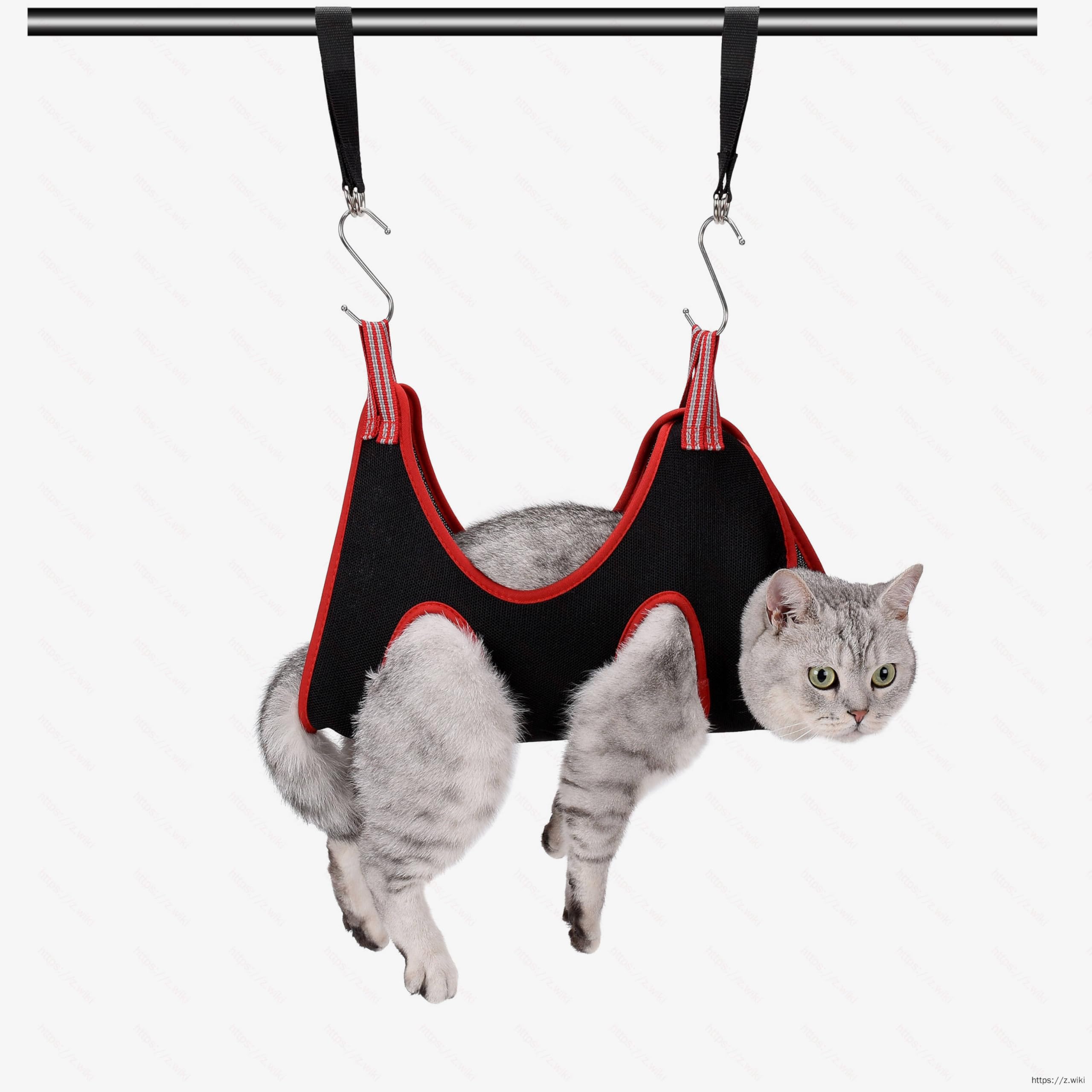 Ato-Djcx Dog Grooming Hammock Harness,Breathable Pet Cat Hammock Restraint Bag,With Dog Nail Clippers Trimmer Dog Nail File,Dog