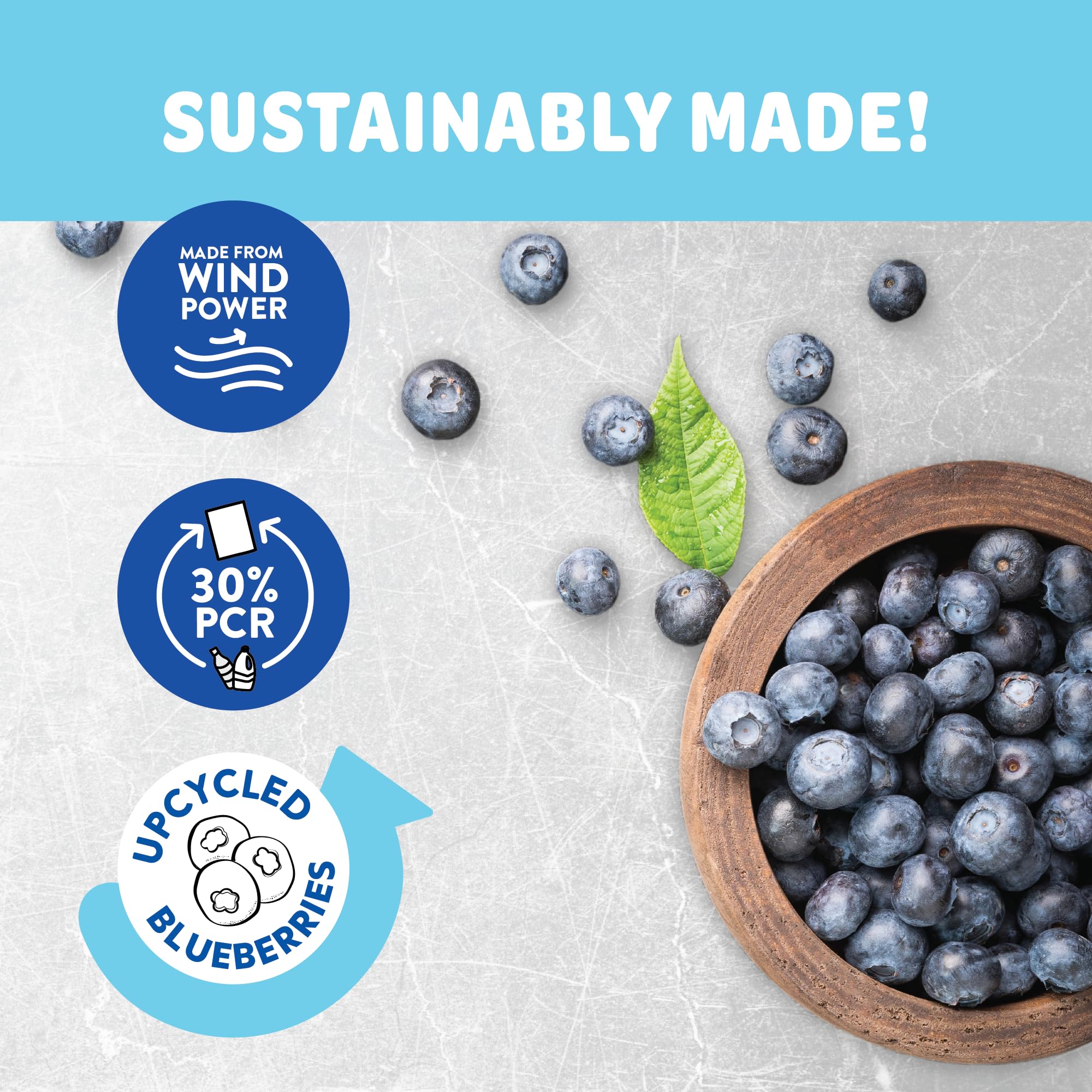 Shameless Pets Soft-Baked Dog Treats, Blueberried Treasure - Natural & Healthy Dog Chews with Mint for Immune Support - Dog Bisc