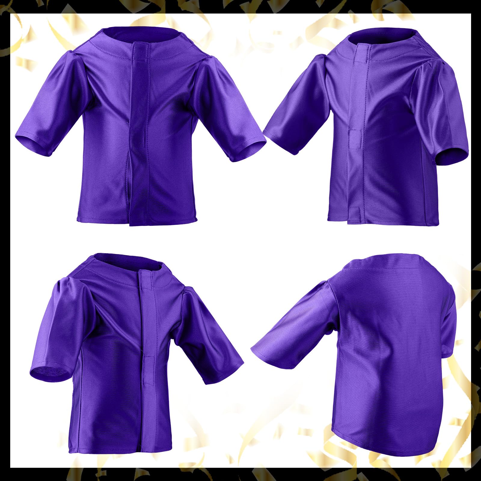 Bunnycool Dog Graduation Cap And Gown 2025 Washable Pet Graduation Costume For Dog Cat Shirt And Hat(Purple)