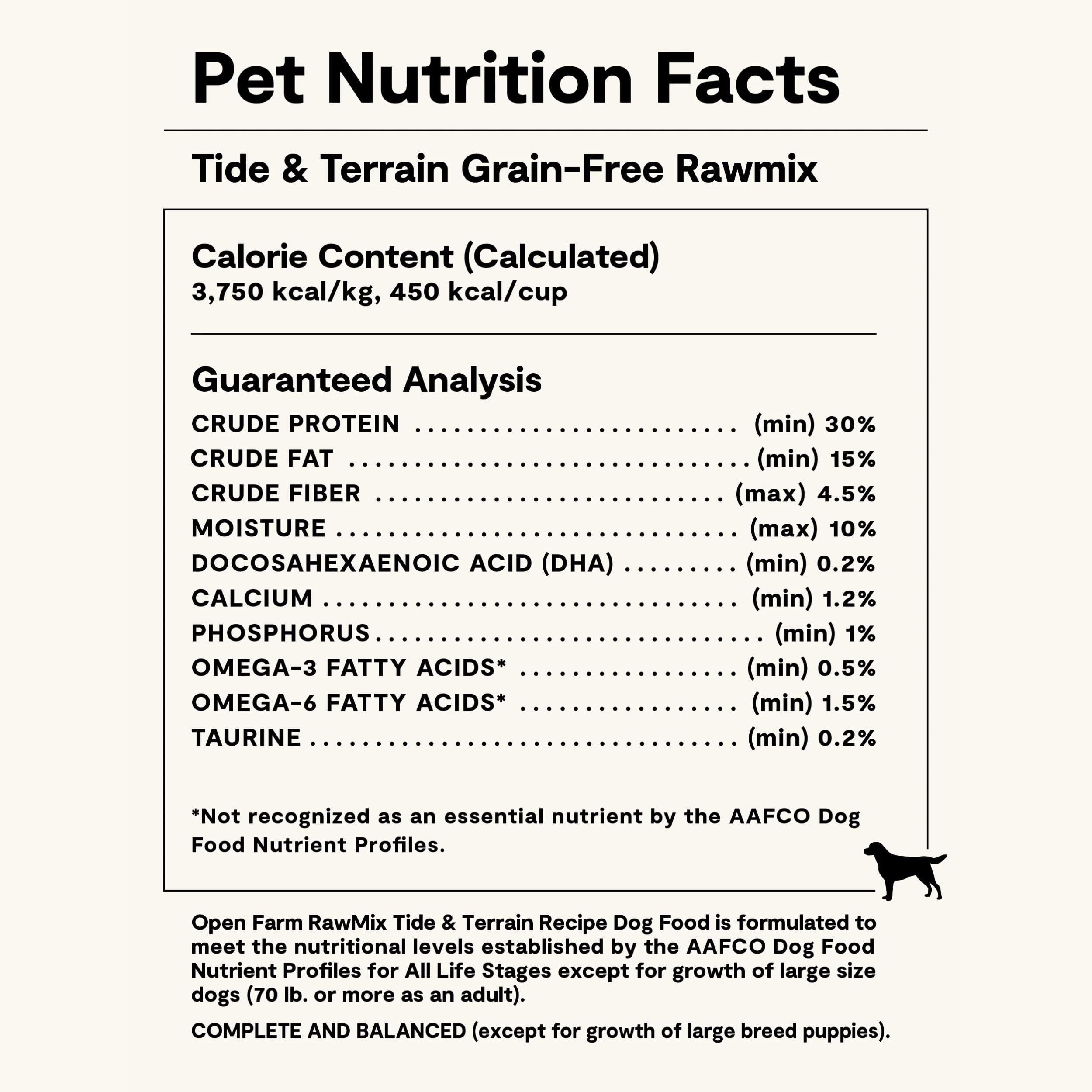 Open Farm, RawMix Grain-Free Dry Dog Food, Protein-Packed Kibble Coated in Bone Broth with Freeze Dried Raw Chunks, Pollock Beef