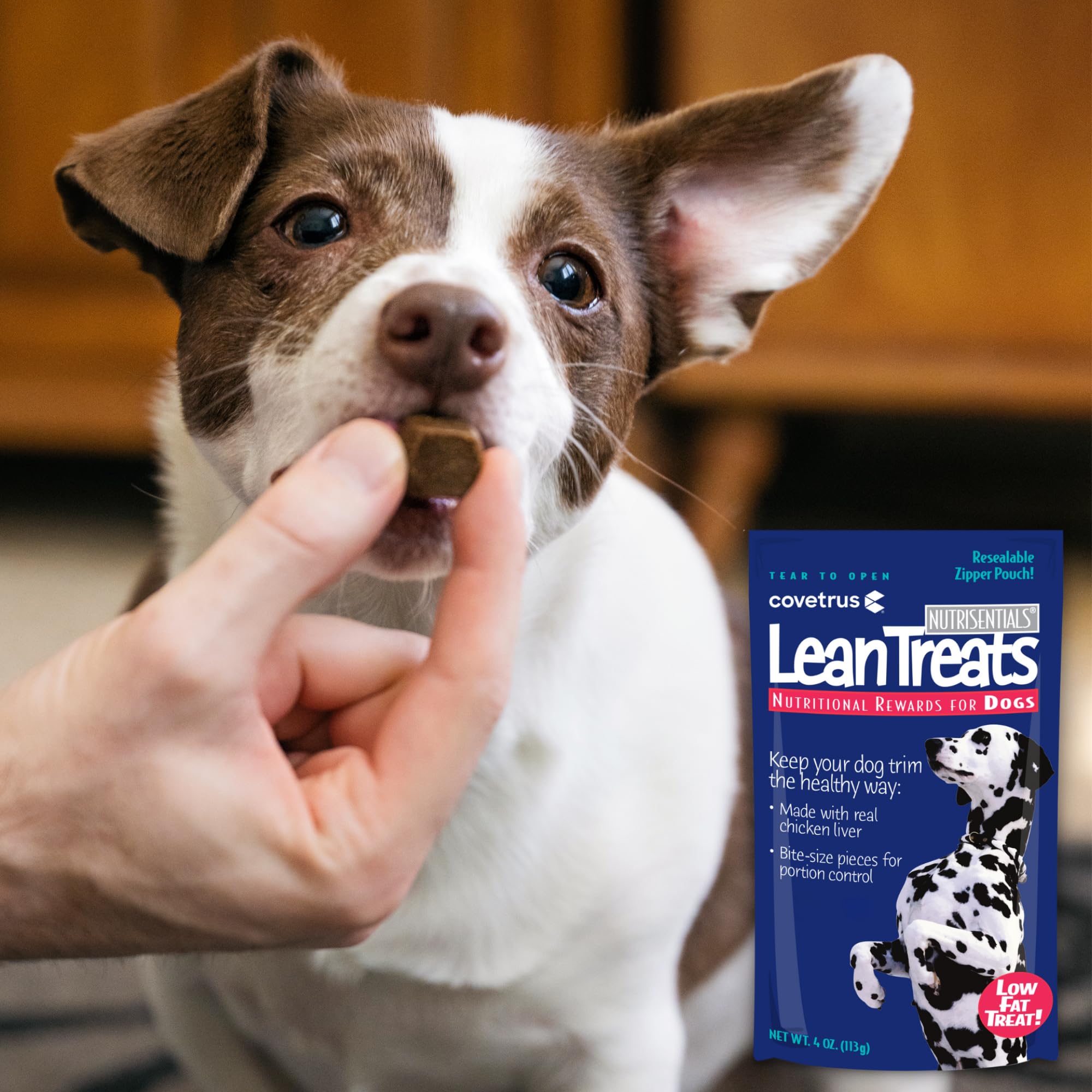Covetrus Nutrisential Lean Treats for Dogs - Soft Dog Treats for Small, Medium & Large Dogs - Nutritional Low Fat Bite Size K9 T