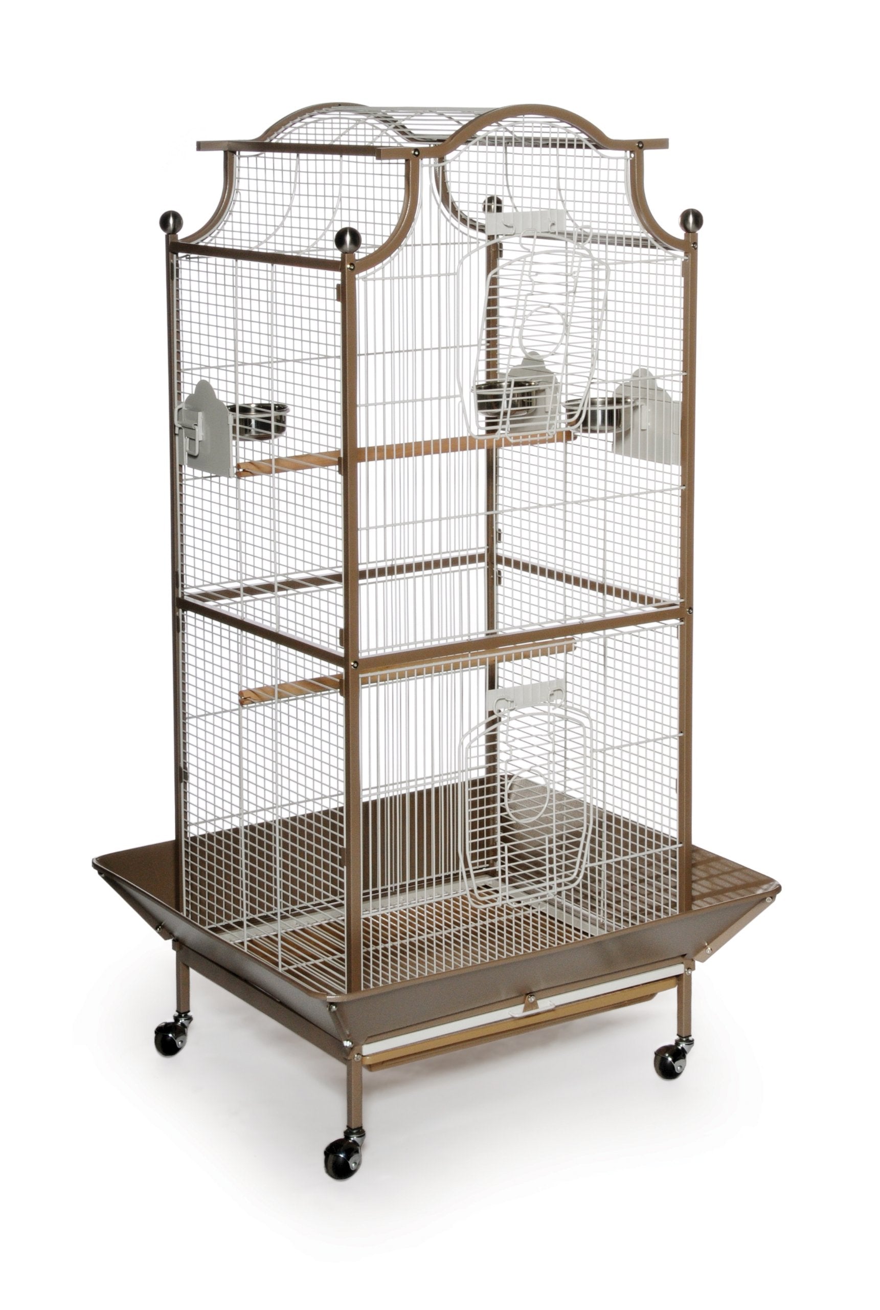 Prevue Pet Products Pagoda Cockatiel Cage, Coco And Cream