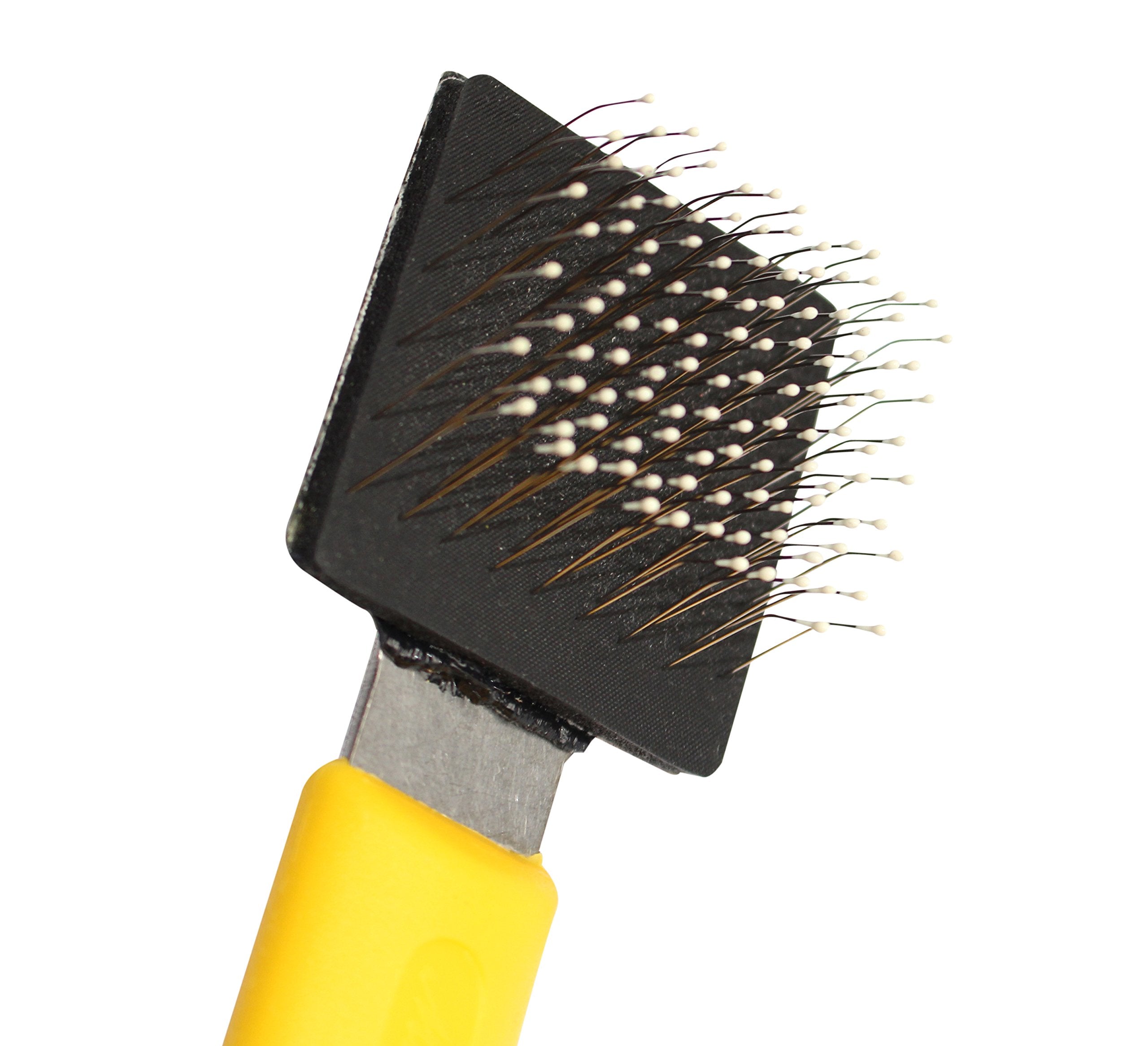 Mars Flexy-King Soft Flexible Slicker Brush, Professional Stainless Steel Dog Grooming Tool For Detangling
