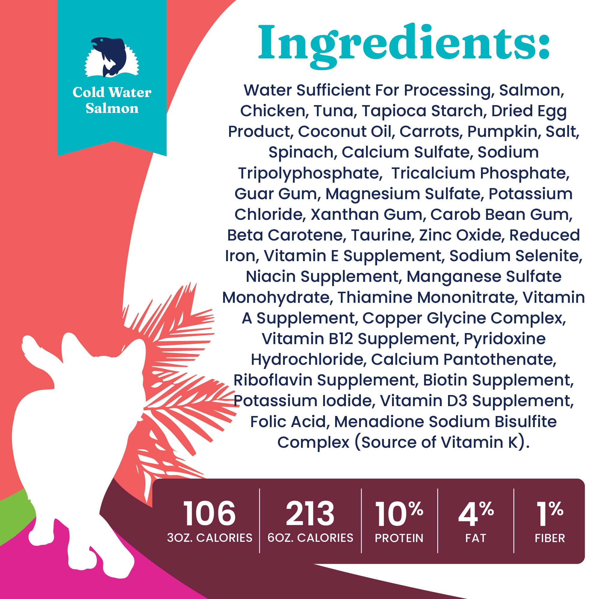 Solid Gold Tropical Blendz Salmon Pate in Coconut Oil - Nutrient-Rich Wet Cat Food for All Life Stages, 24 Pack