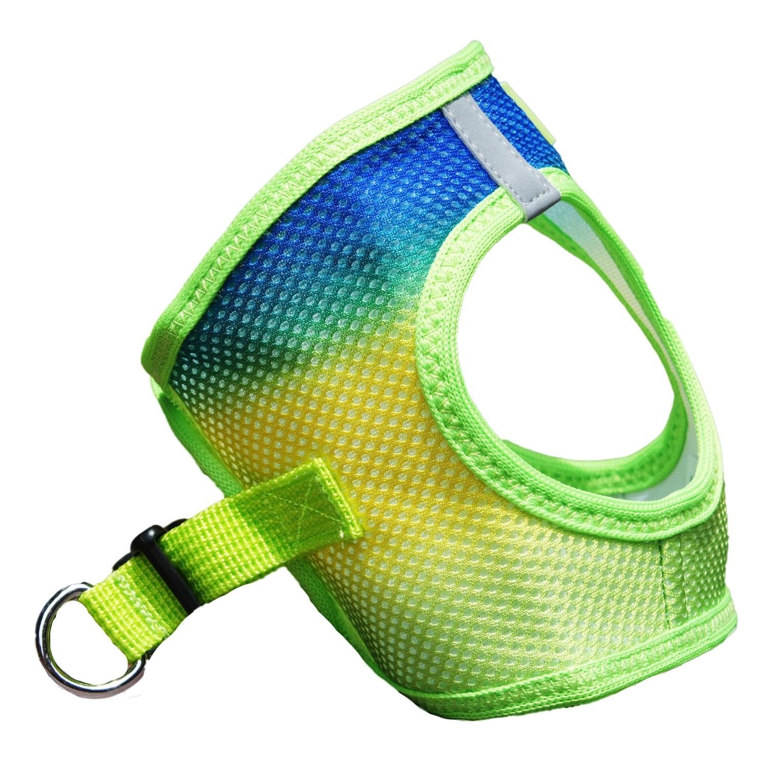 Doggie Design American River Dog Harness Ombre Collection - Cobalt Sport Xxs