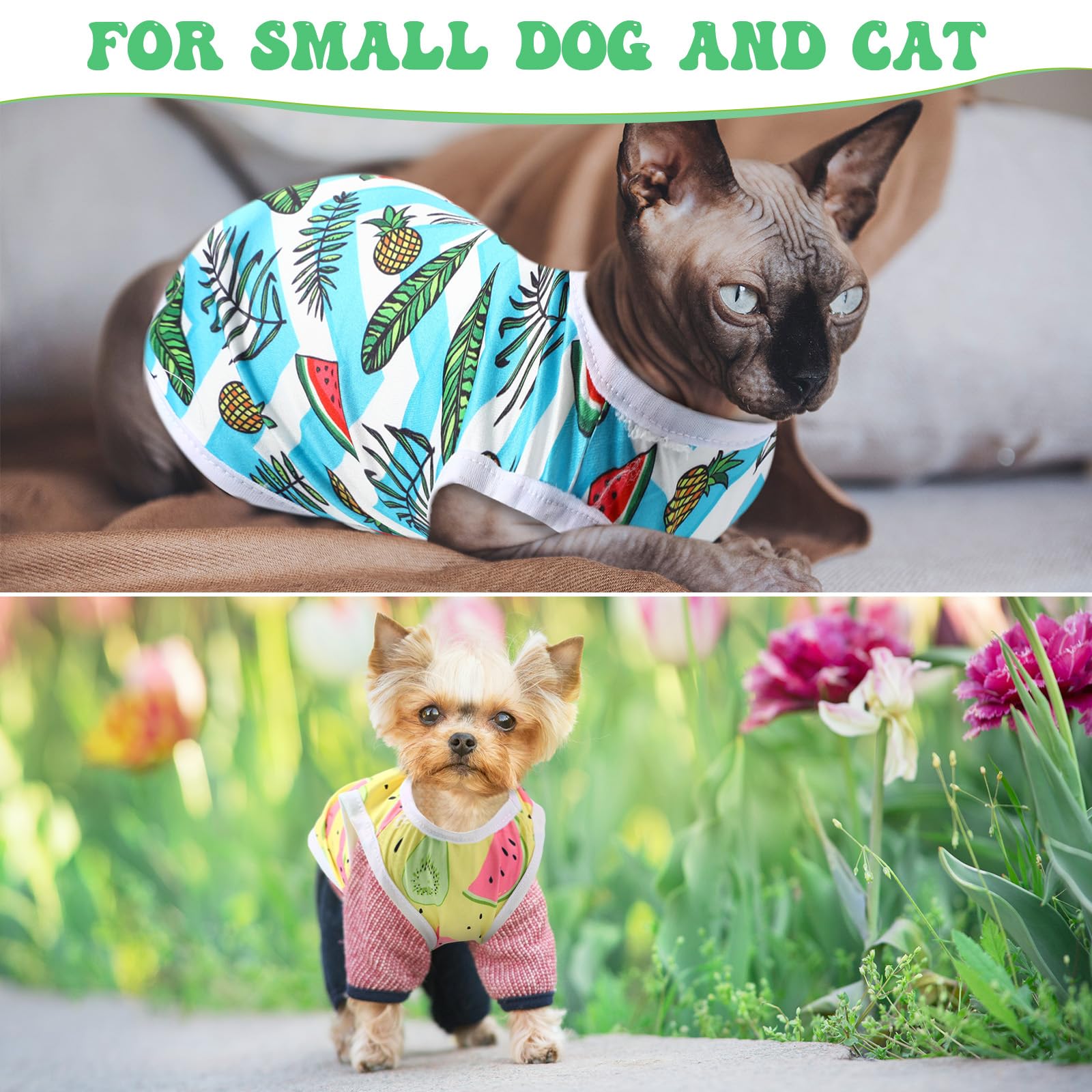 Paterr 25 Pcs Dog Shirts Printed Puppy Clothes Breathable Cartoon T Shirt For Dog Soft Puppy Clothing Lovely Pet Shirts Outfits
