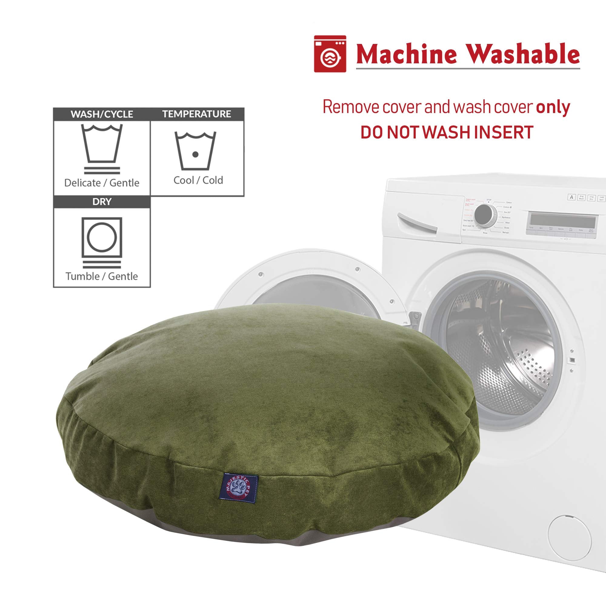 Fern Villa Collection Medium Round Pet Dog Bed