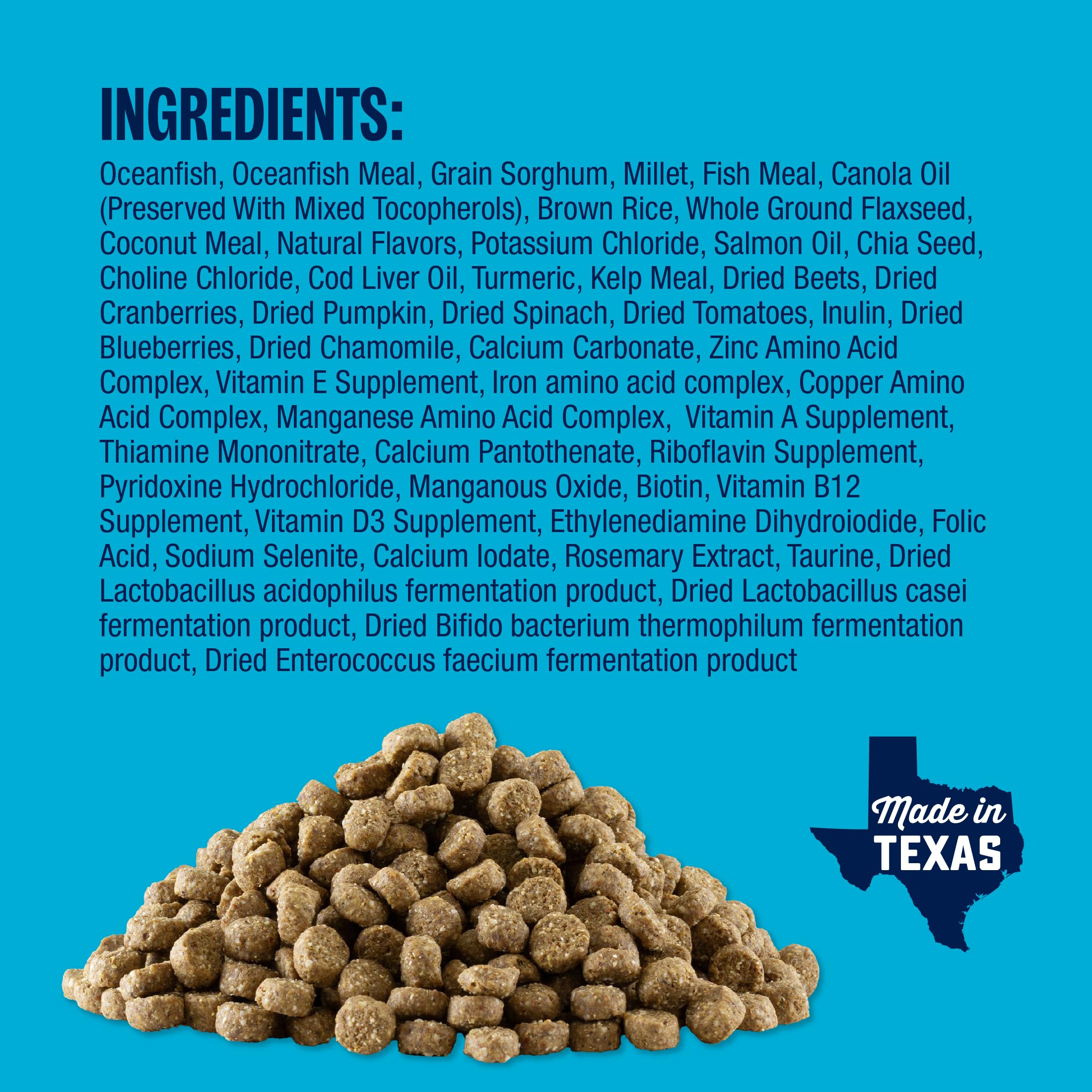 Muenster Ancient Grains Ocean Fish Dry Dog Food, 22lb - Gluten-Free, High Protein, Digestive Support