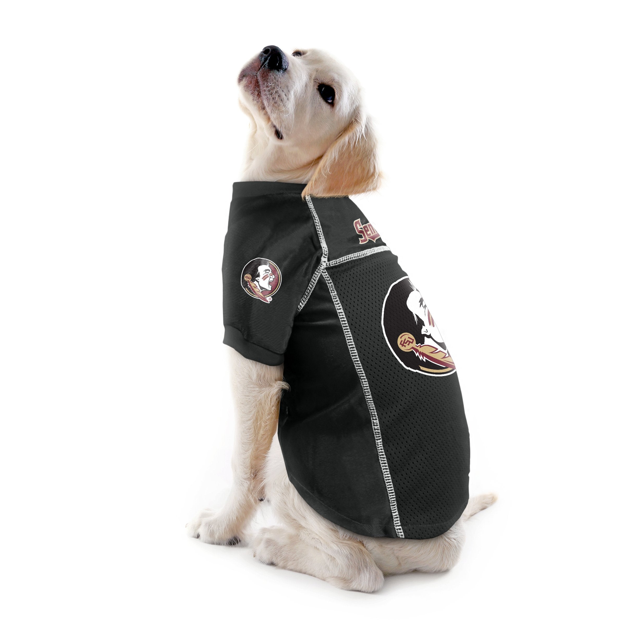 Littlearth Unisex-Adult Ncaa Florida State Seminoles Basic Pet Jersey, Team Color, X-Small