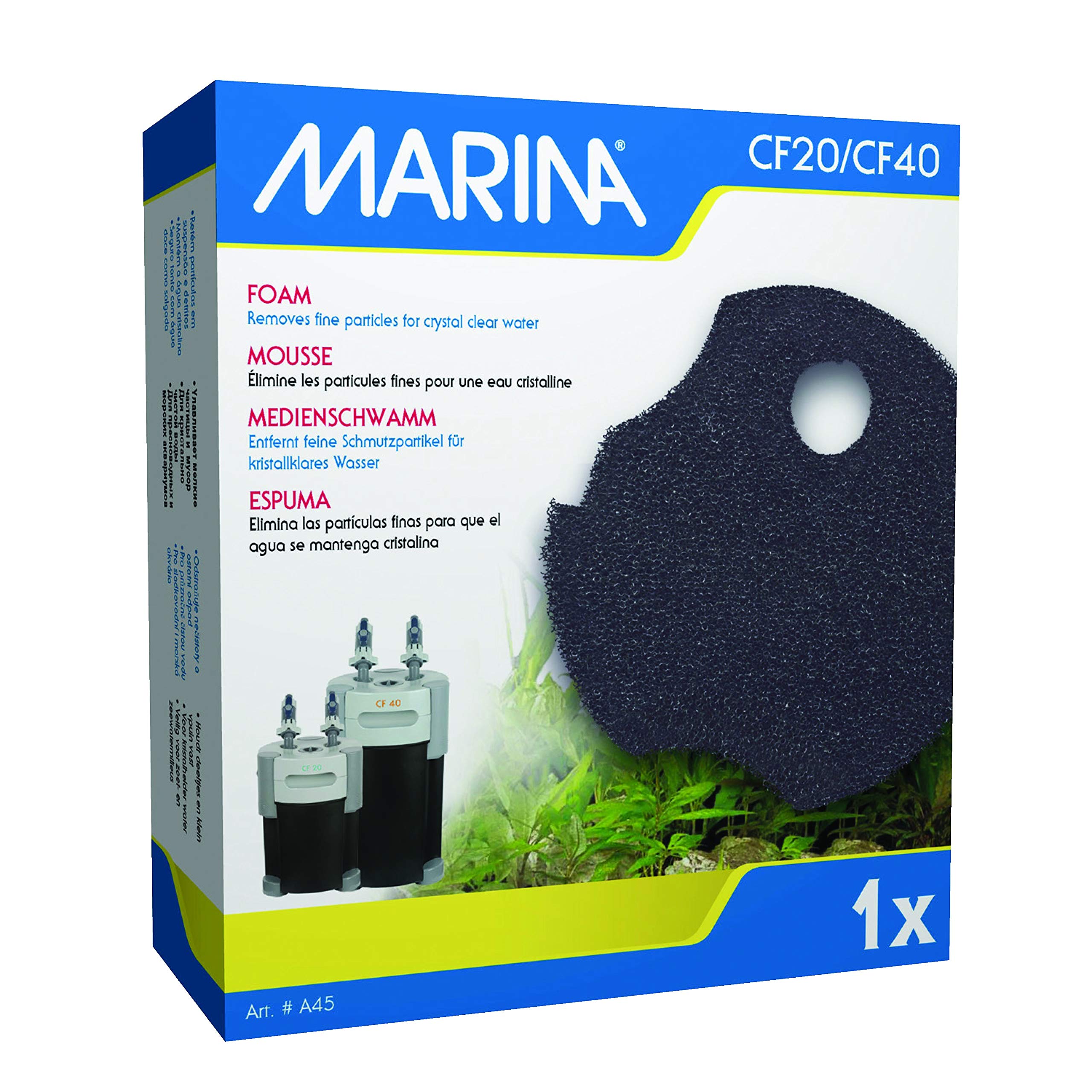 Marina Cf Sponge For Cf20/Cf40 Aquarium Filters, Replacement Aquarium Filter Media, A45