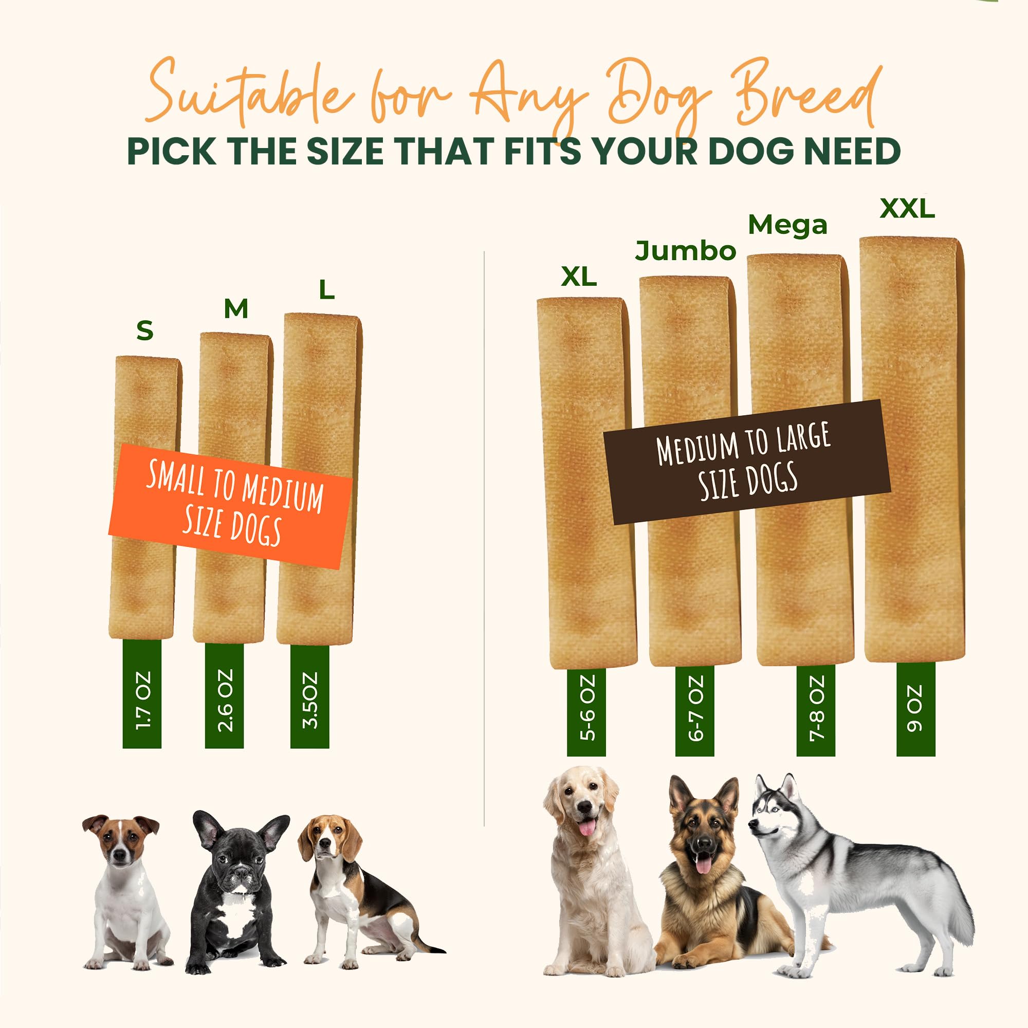 Authentic Himalayan Yak Cheese for Dogs - XLarge (Pack of 2) - Sourced from Pristine Himalayan Foothill, Rawhide-Free, NO preser