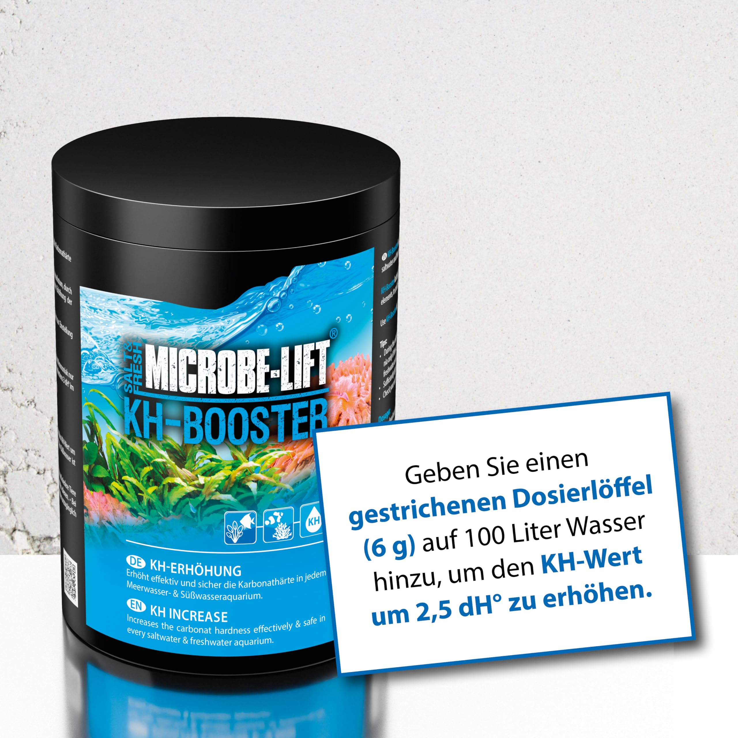Microbe-Lift KH Bio-Active Booster (Carbonate Alkalinity) - 35 oz. (1,000 gr), (CABLG)