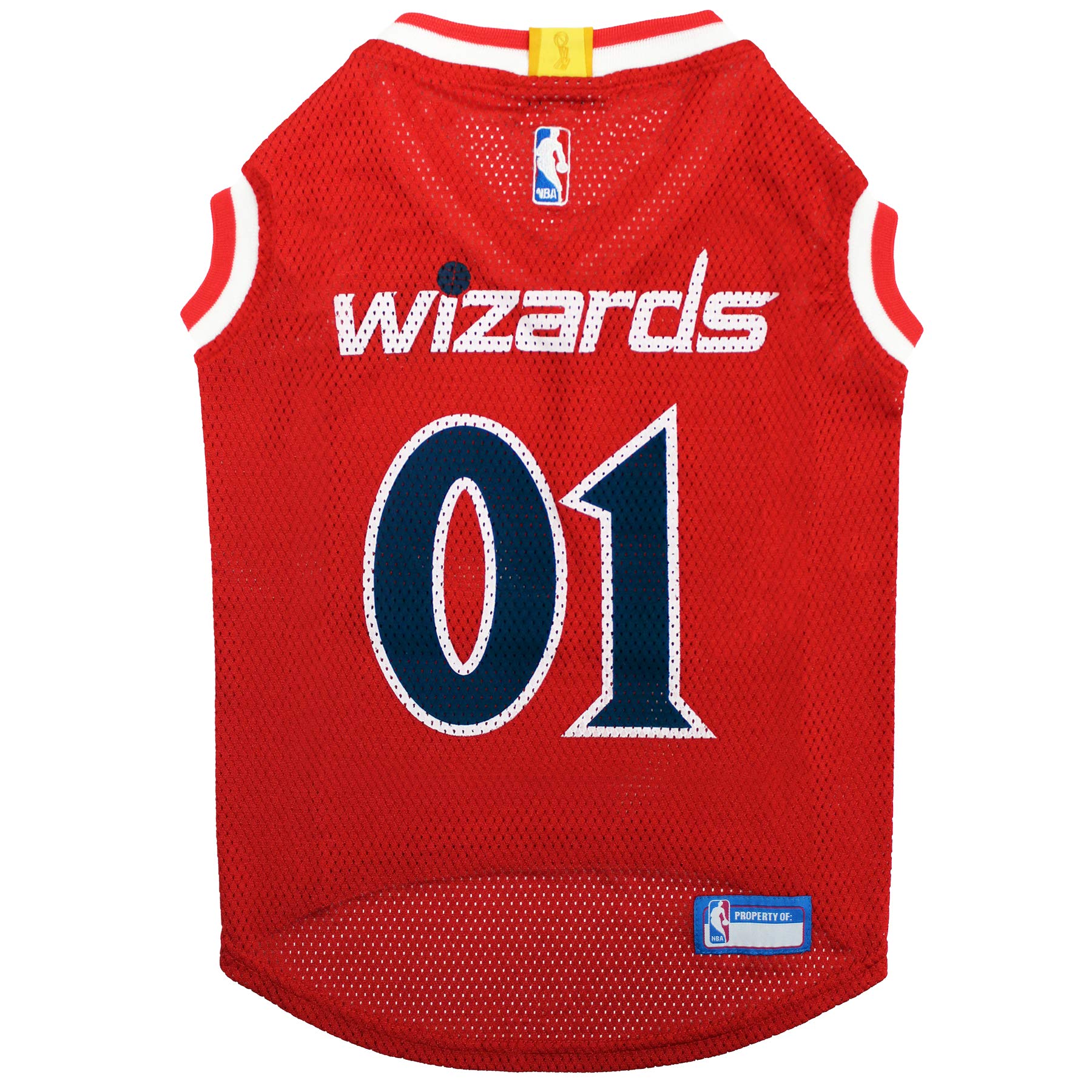 Pets First NBA WASHINGTON WIZARDS DOG Jersey, X-Small - Tank Top Basketball Pet Jersey