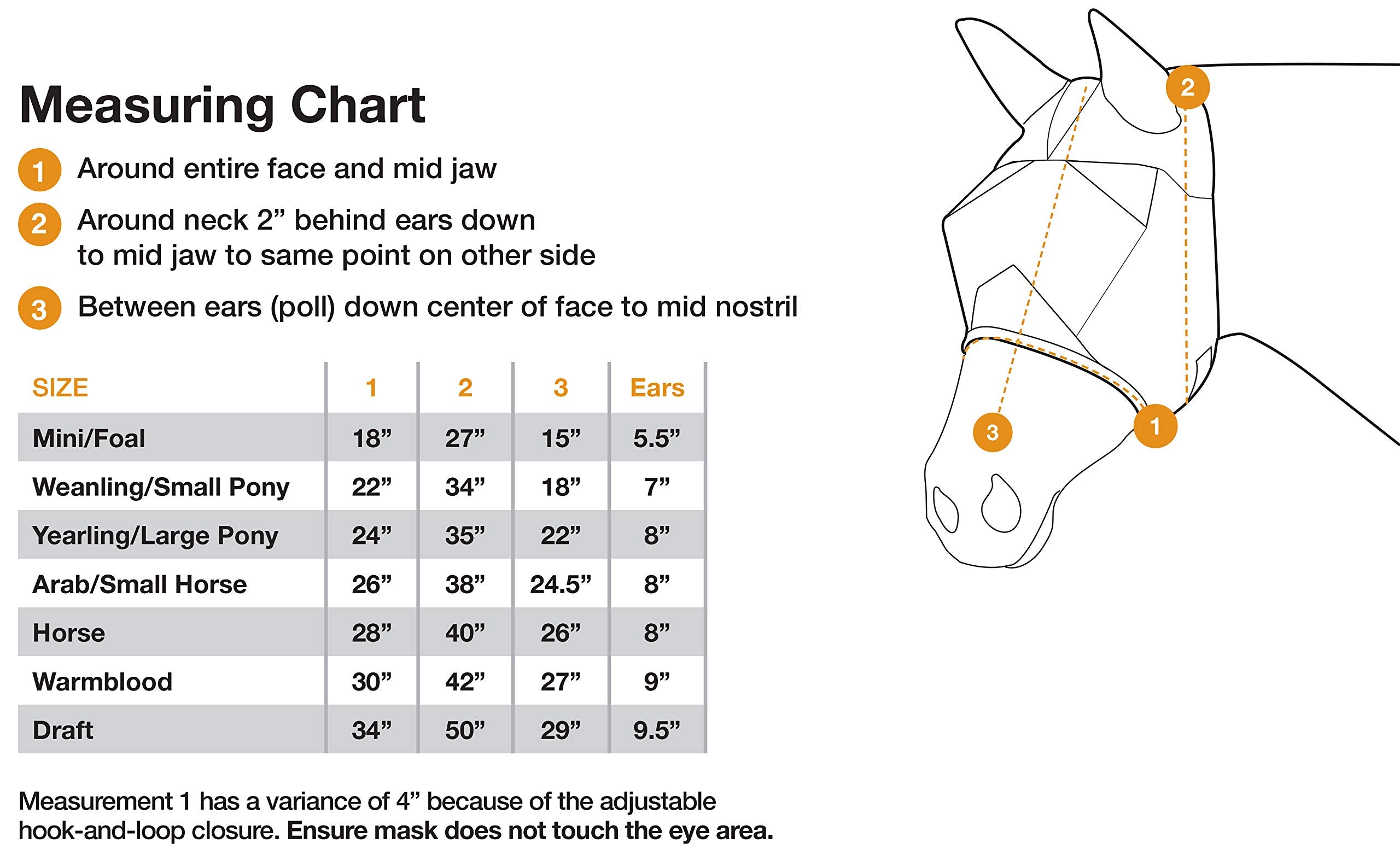 Cashel Crusader Fly Mask, Long Nose and Standard Ears (Foal)
