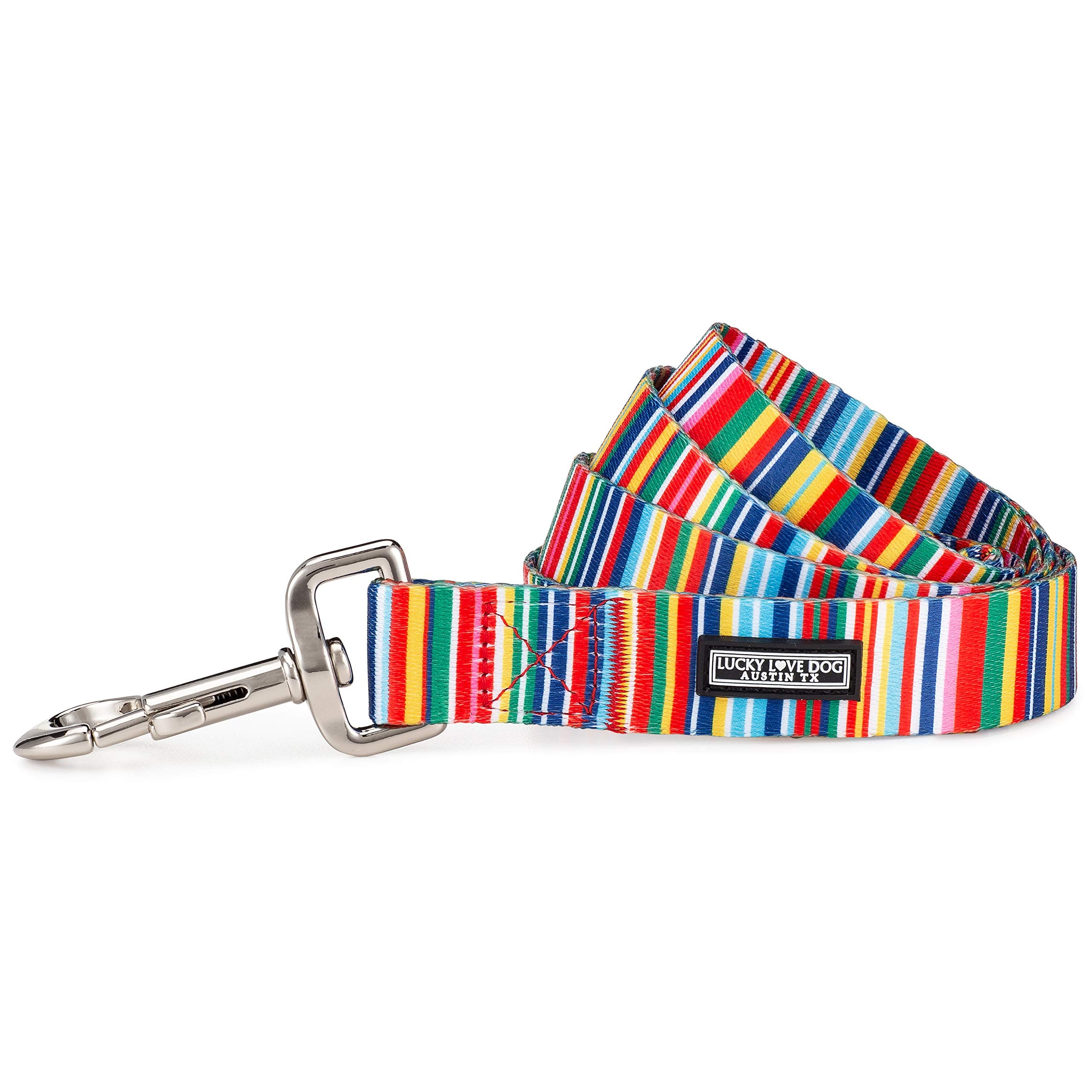 Lucky Love Dog Leash, Beautiful Vivid Patterns, Durable & Long Lasting (Hippie, Small)
