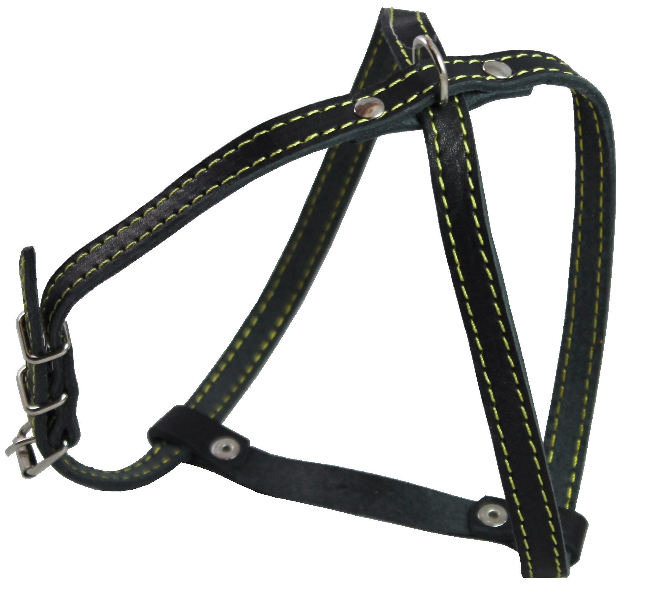 Genuine Leather Dog Harness, 12'-16' Chest Size, 1/2' Wide, Maltese, Chihuahua, Puppies