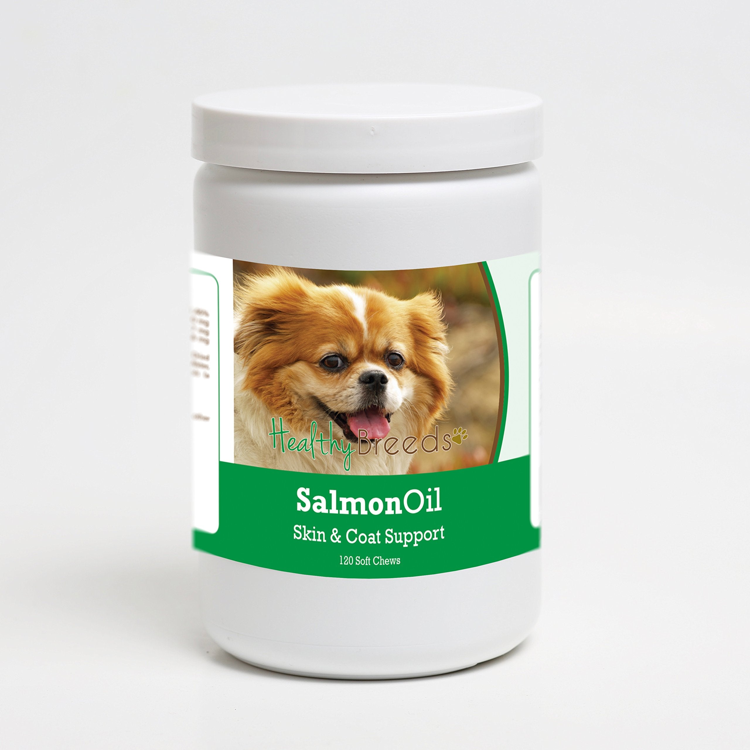 Healthy Breeds Tibetan Spaniel Salmon Oil Soft Chews 120 Count