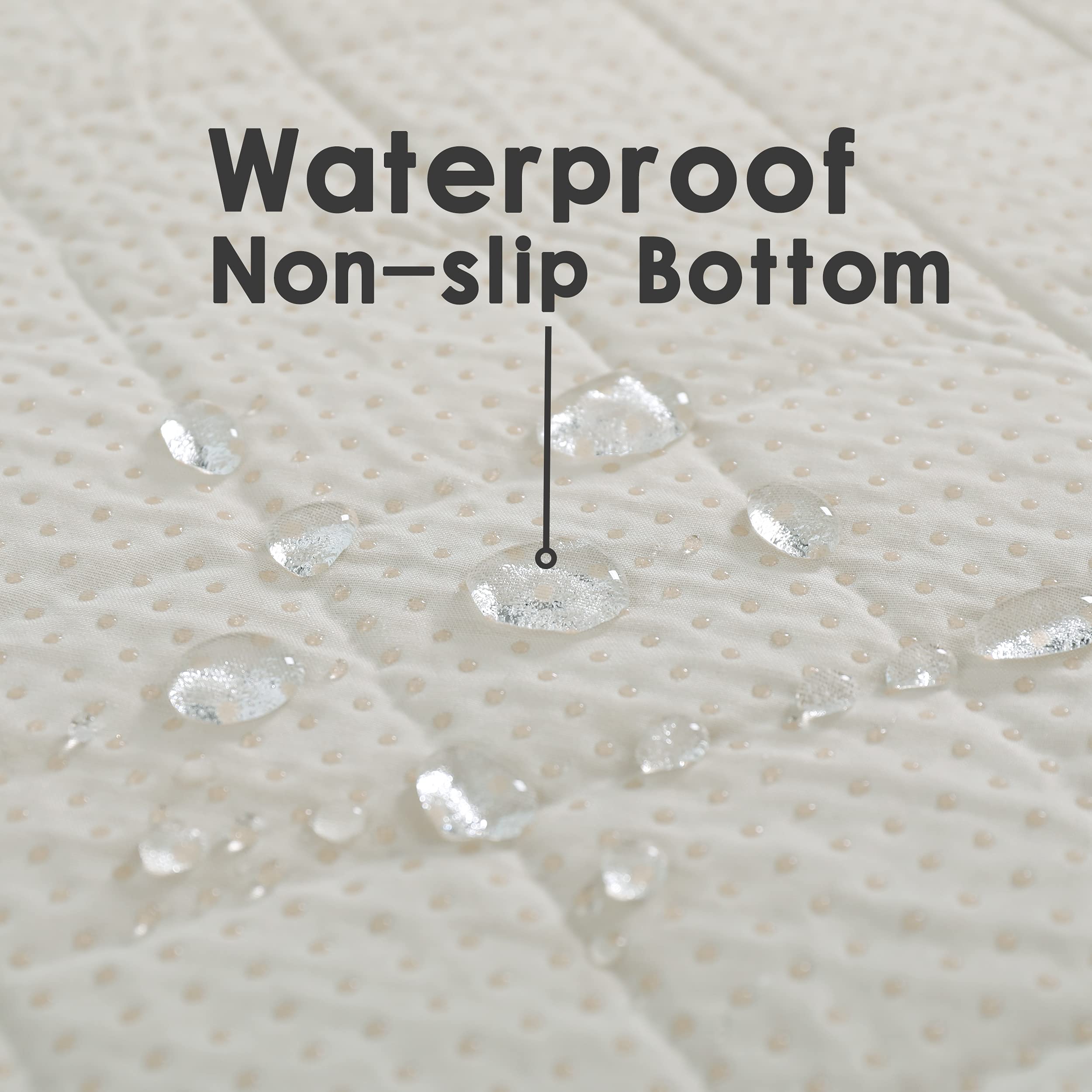 Nanbowang Waterproof Blankets Dog Bed Covers Non-Slip Puppy Pads For Large Dogs, Water Absorb Training Pads (5282 Gray)