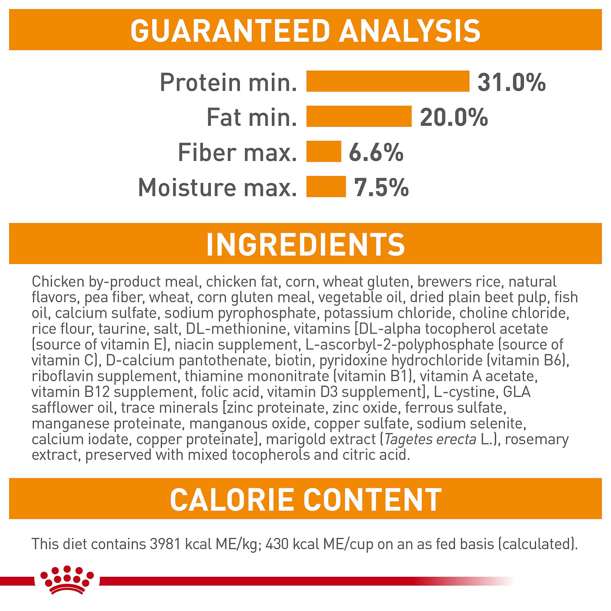 Royal Canin Hair & Skin Care Dry Cat Food, 6 lb bag