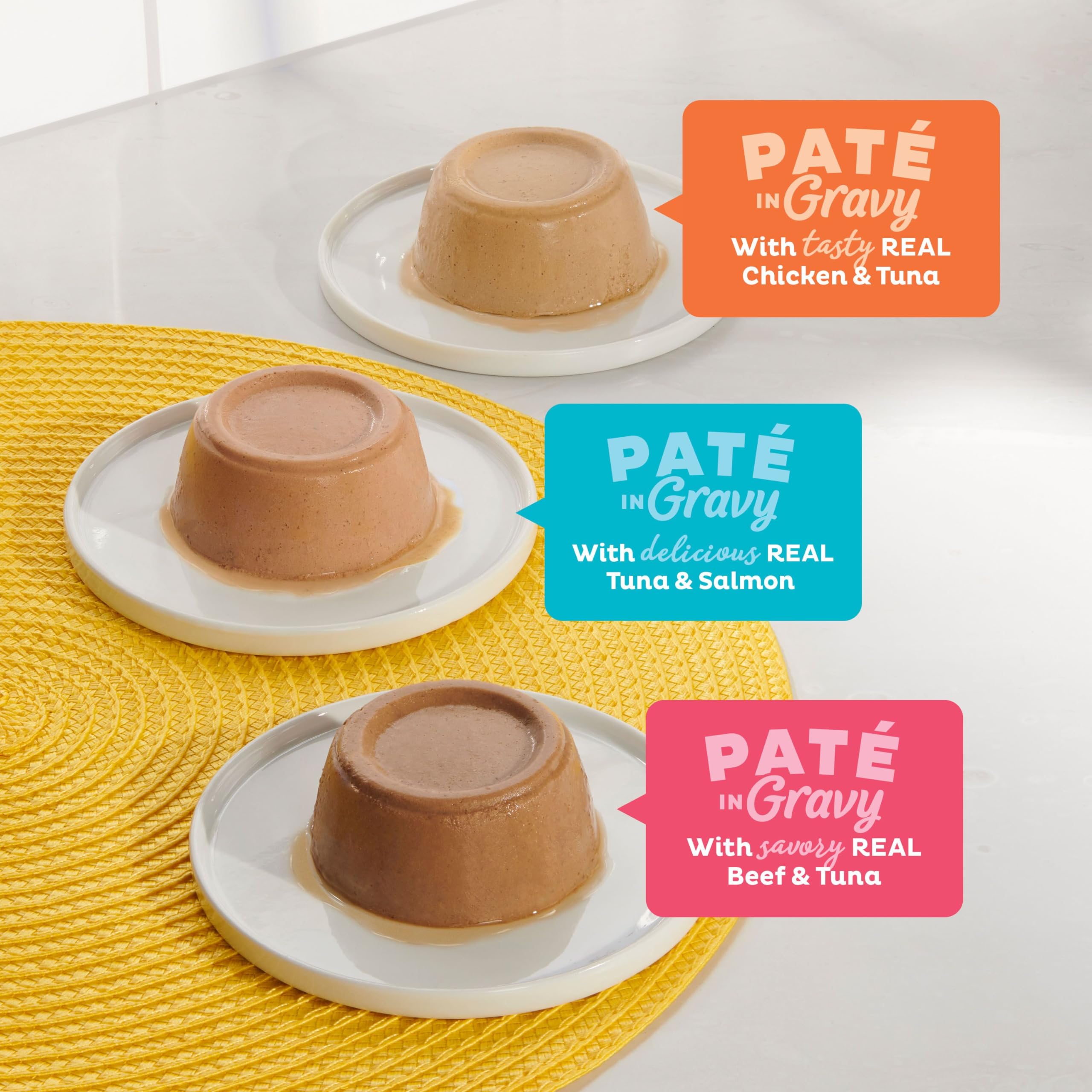 Meow Mix Pat   in Gravy Wet Cat Food Variety Pack, Surf n Turf Pat  s 2.75 Ounce (Pack of 24)