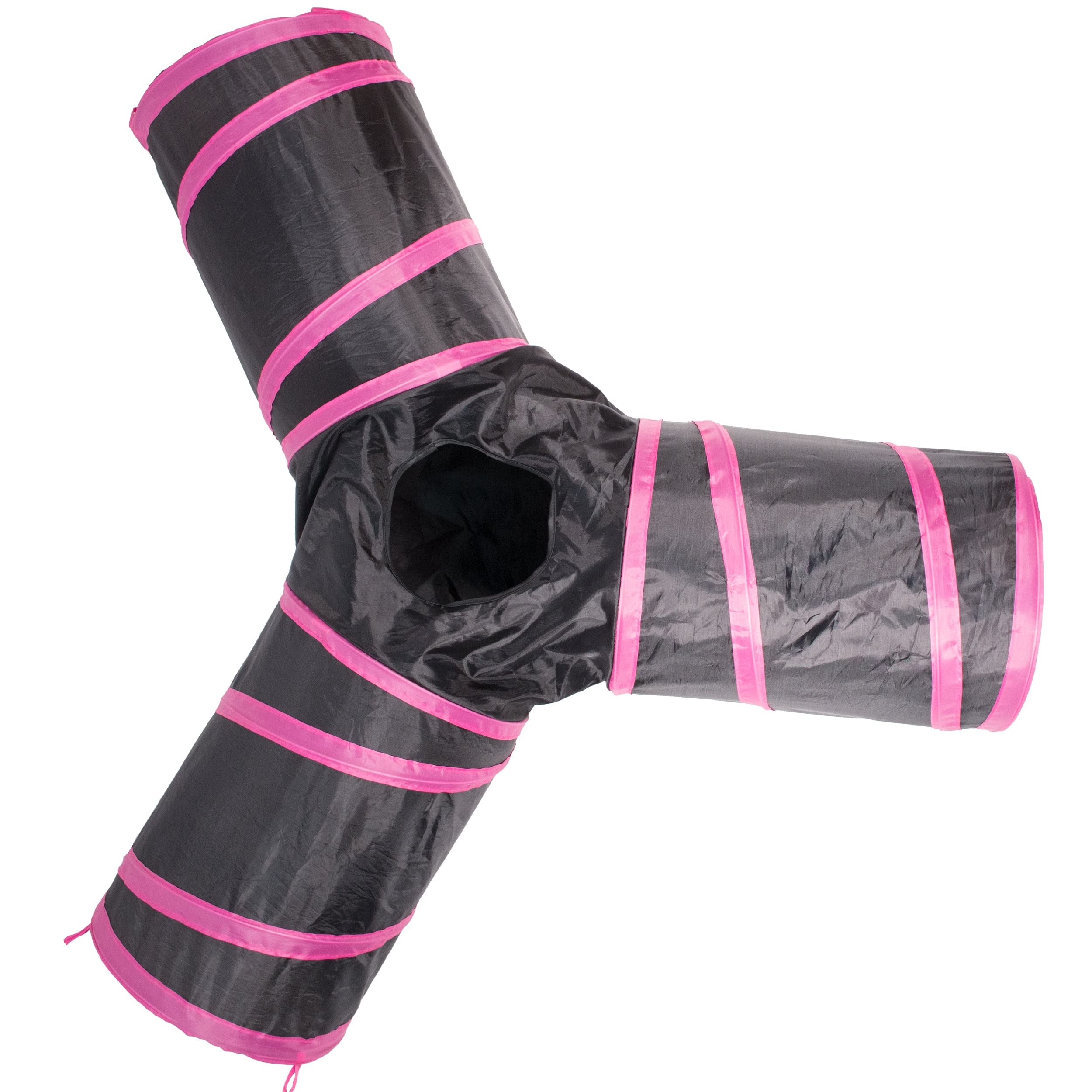 Pet Life Cat House, Pink/Black