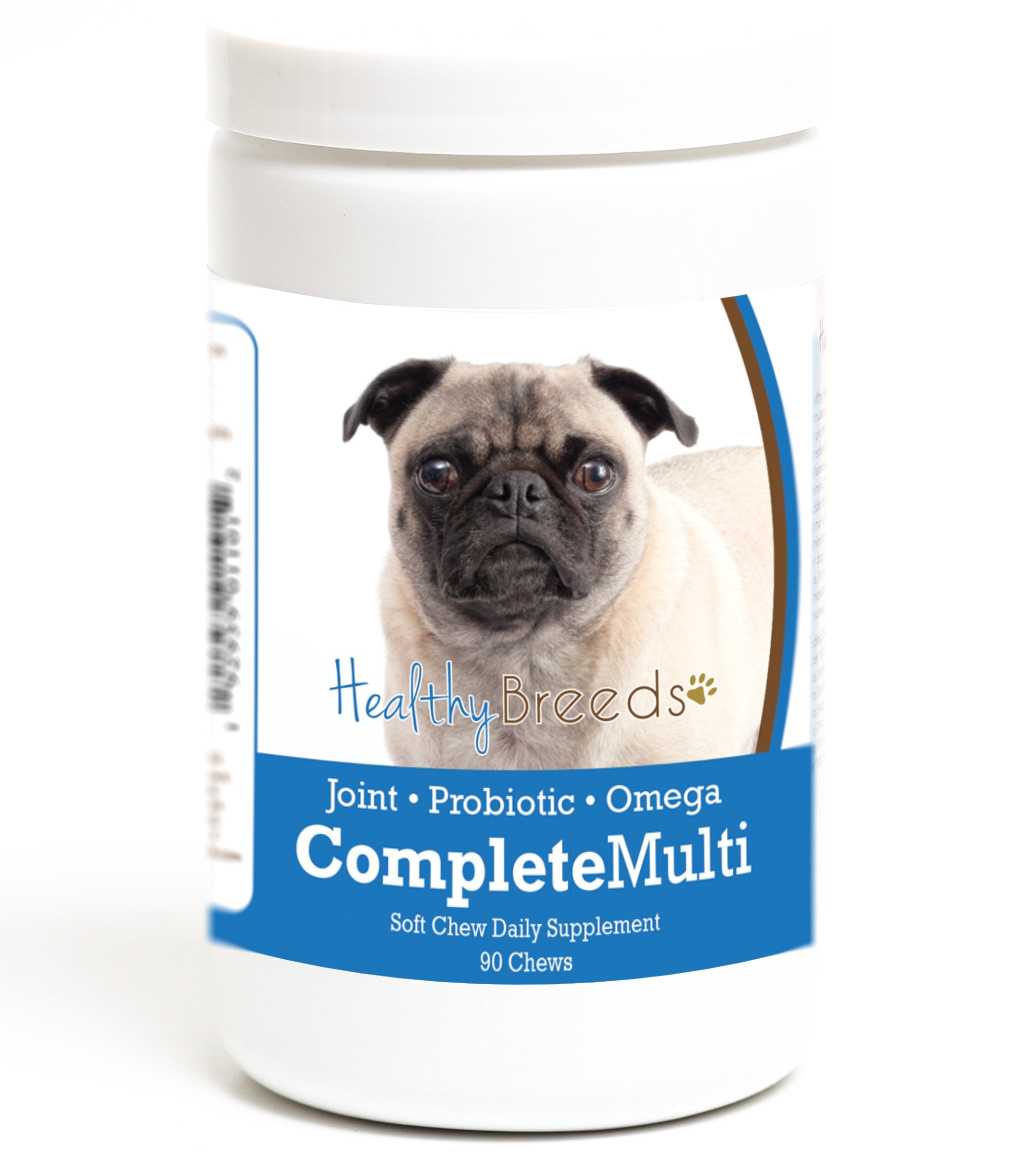 Healthy Breeds Pug All in One Multivitamin Soft Chew 90 Count