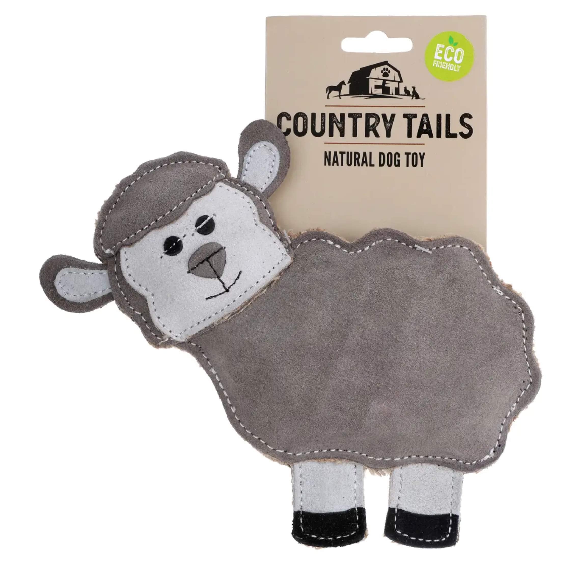 Country Tails - Sheep, Premium Dog Toy (Cta12), Multi-Color