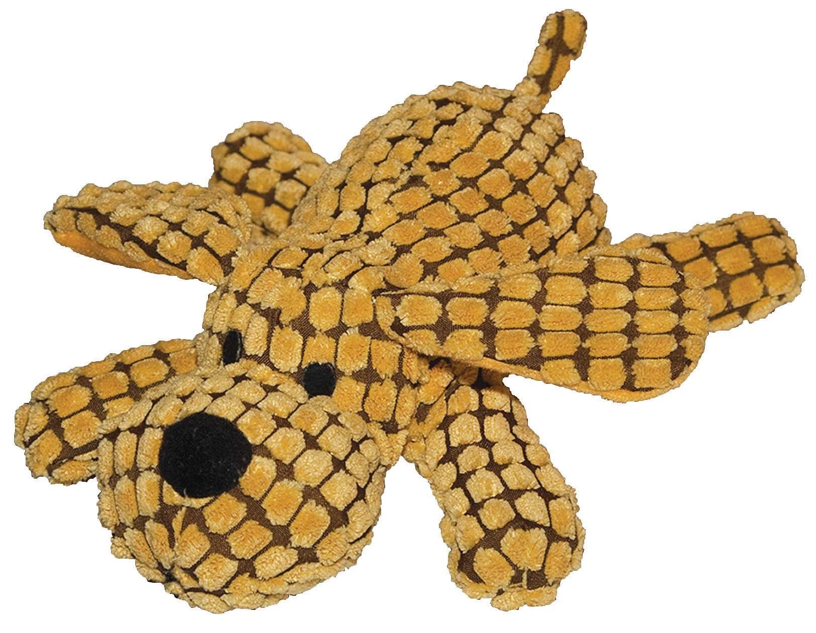 Patchwork Pet Waffle Wags Dog 14-Inch Squeak Toy For Dogs