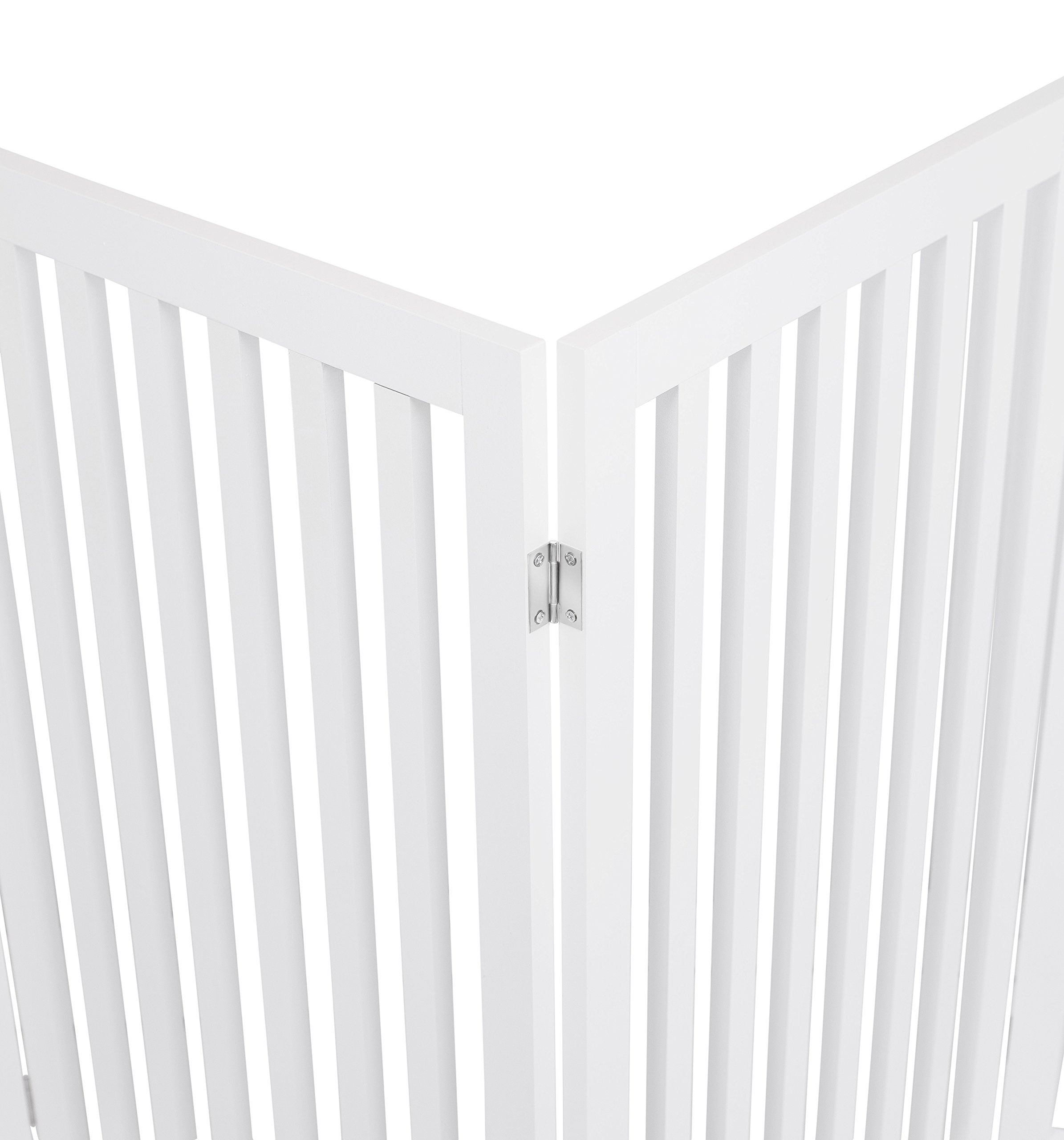 InternetS Best Traditional Pet Gate - 3 Panel - 36 Tall - White