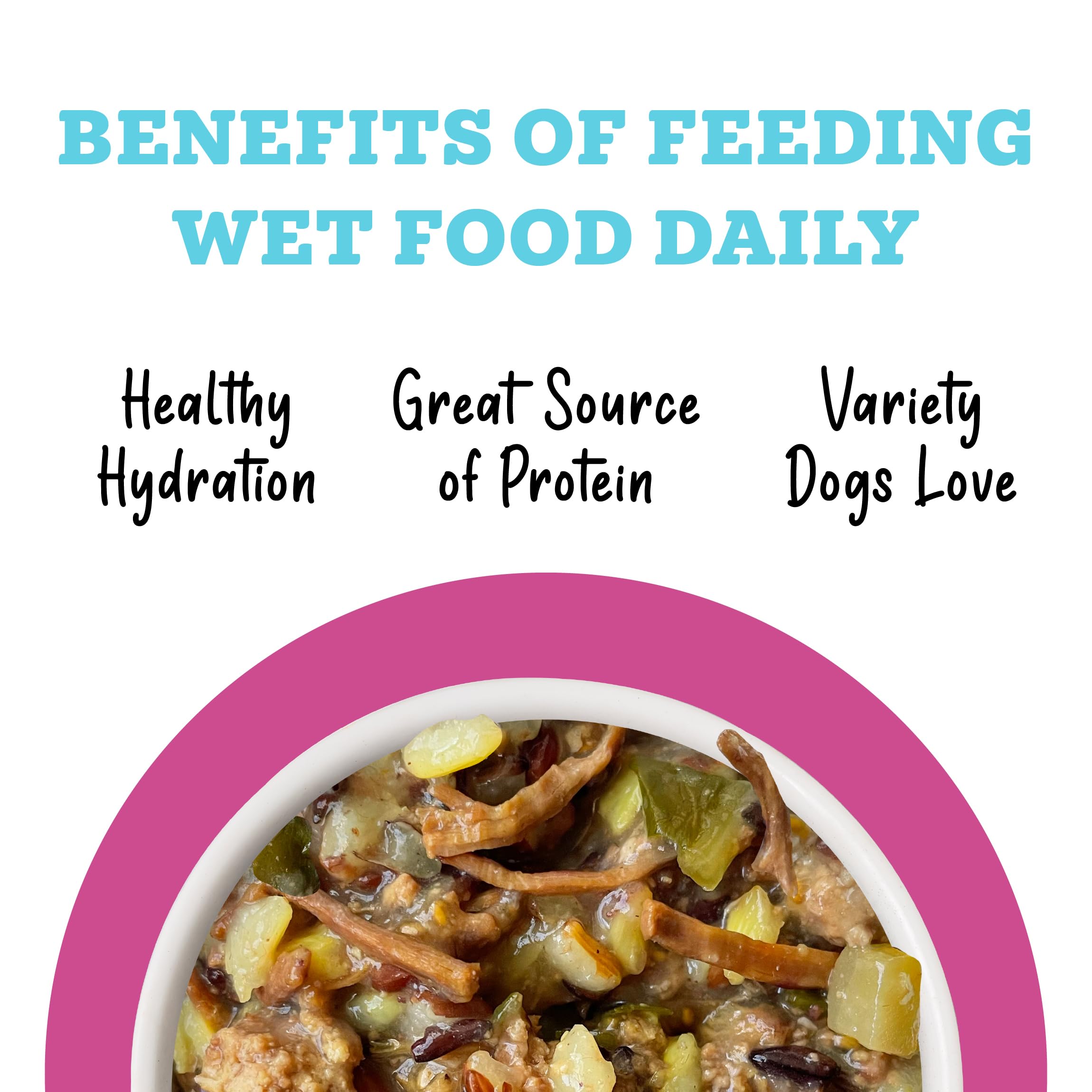 Weruva Awesome Shiny Wet Dog Food, Chicken & Brown Rice with Veggies, 6oz Can (Pack of 8)
