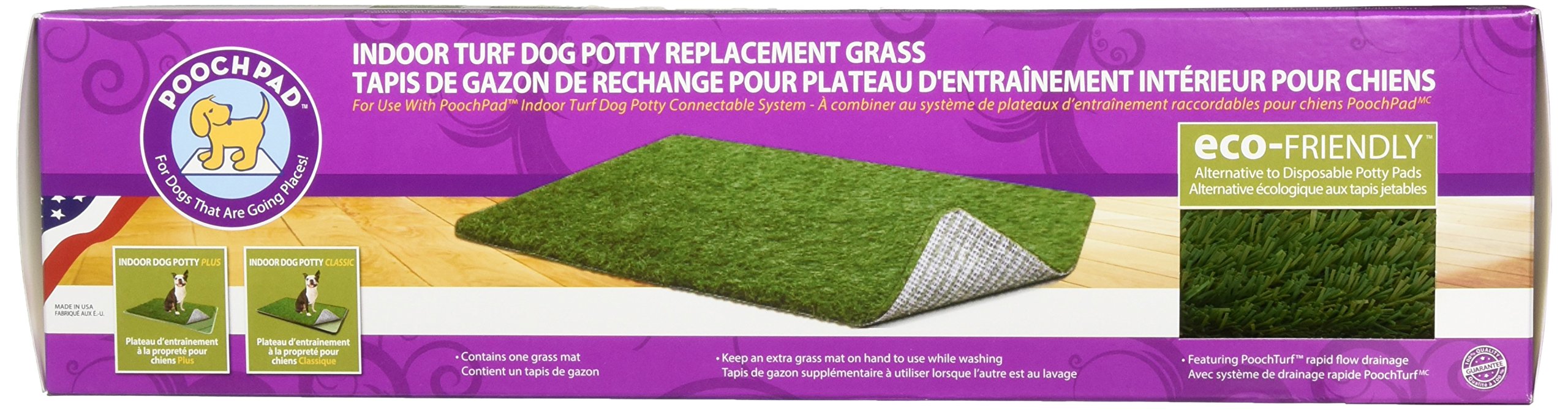 Artificial Turf For Dogs (16” X 24”) – Made In Usa, Fake Grass Patch For Dogs Potty Urine, Rapid Flow Drainage Artificial Grass Replacement Turf, Indoor Or Outdoor Use