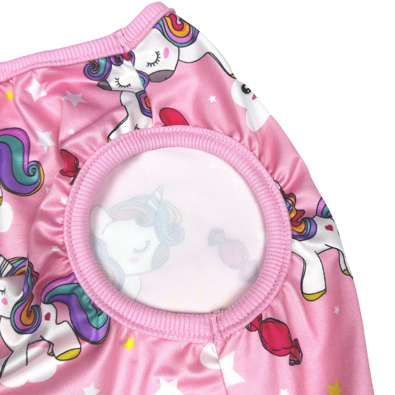 D.E.E Unicorn Galaxy Printed Dog Shirts - Stretchy Tank Tops For Big Dogs (Vunicpink, Large)