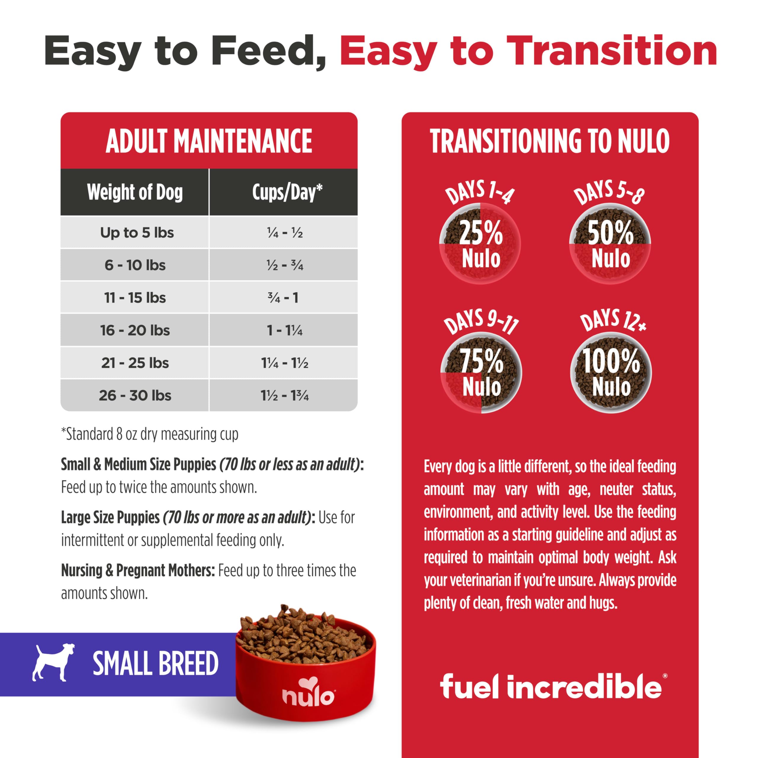 Nulo Freestyle High Protein Small Breed Beef & Sweet Potato Recipe Natural Dry Kibble Dog Food, 14 Pound Bag