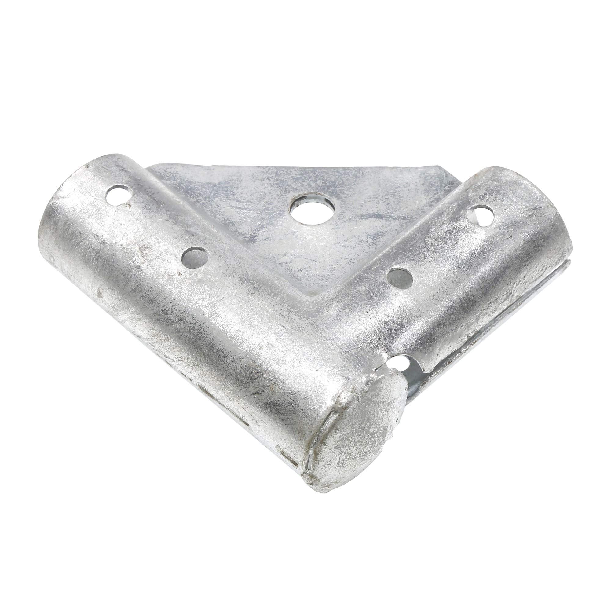 Plum Fittings 1 3/8' X 1 3/8' Chain Link Fence Top Gate Corner | Pressed Steel Top Gate Corner | Top Gate Elbow | Pack Of 4