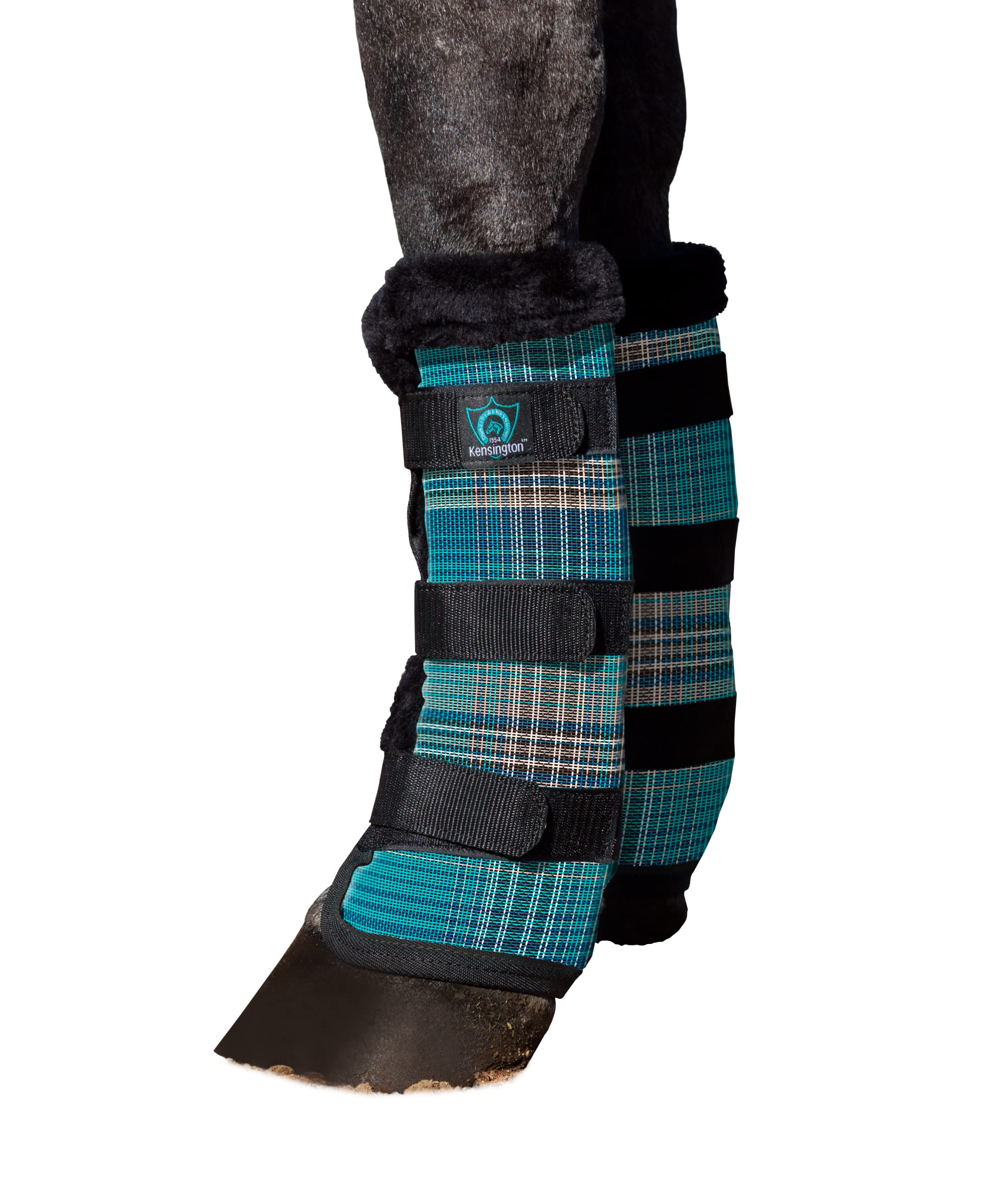 Kensington Protective Fly Boots (Pair) Size:L-Average Color: 2021 - Atlantis