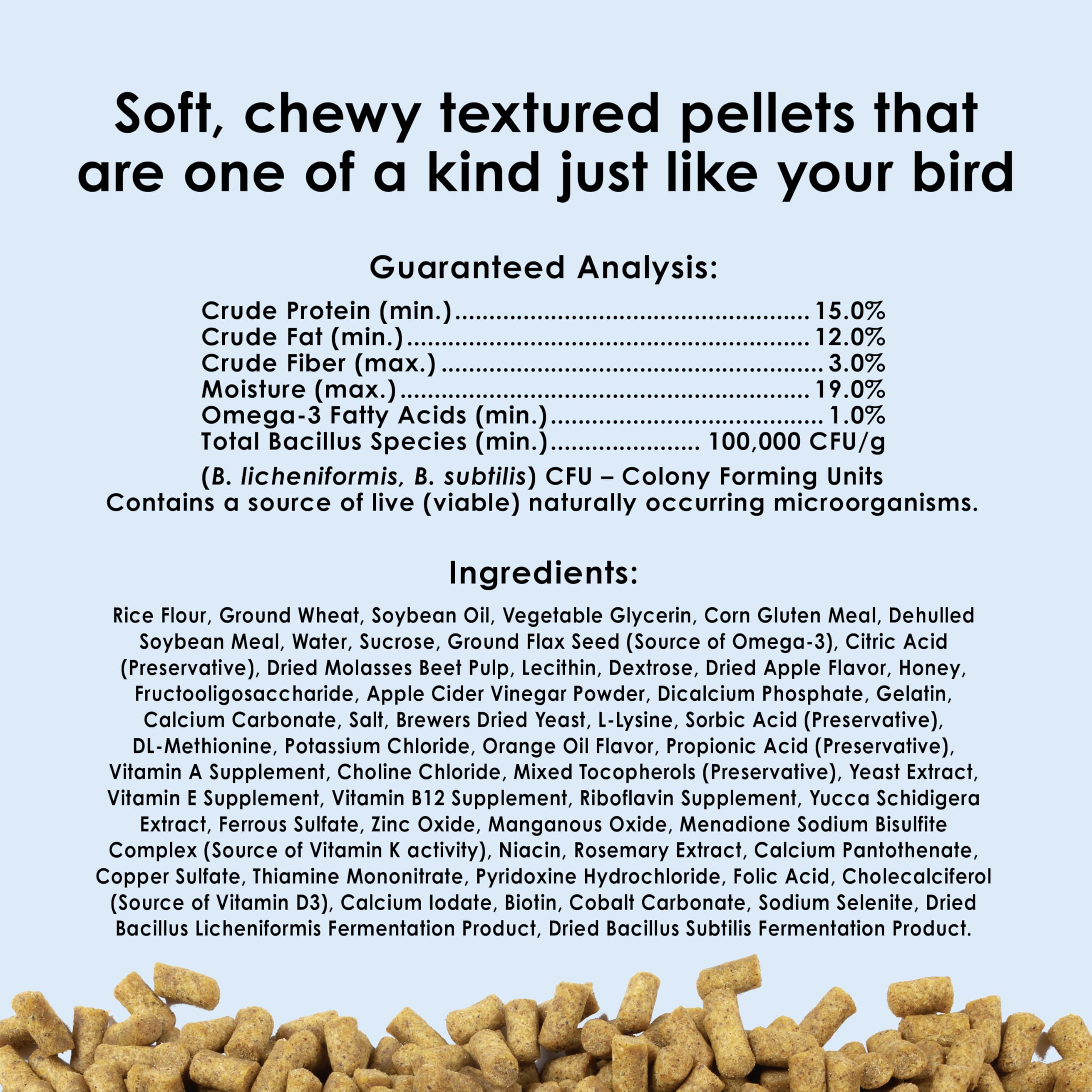 Kaytee NutriSoft Macaw and Cockatoo Food - 3 lb