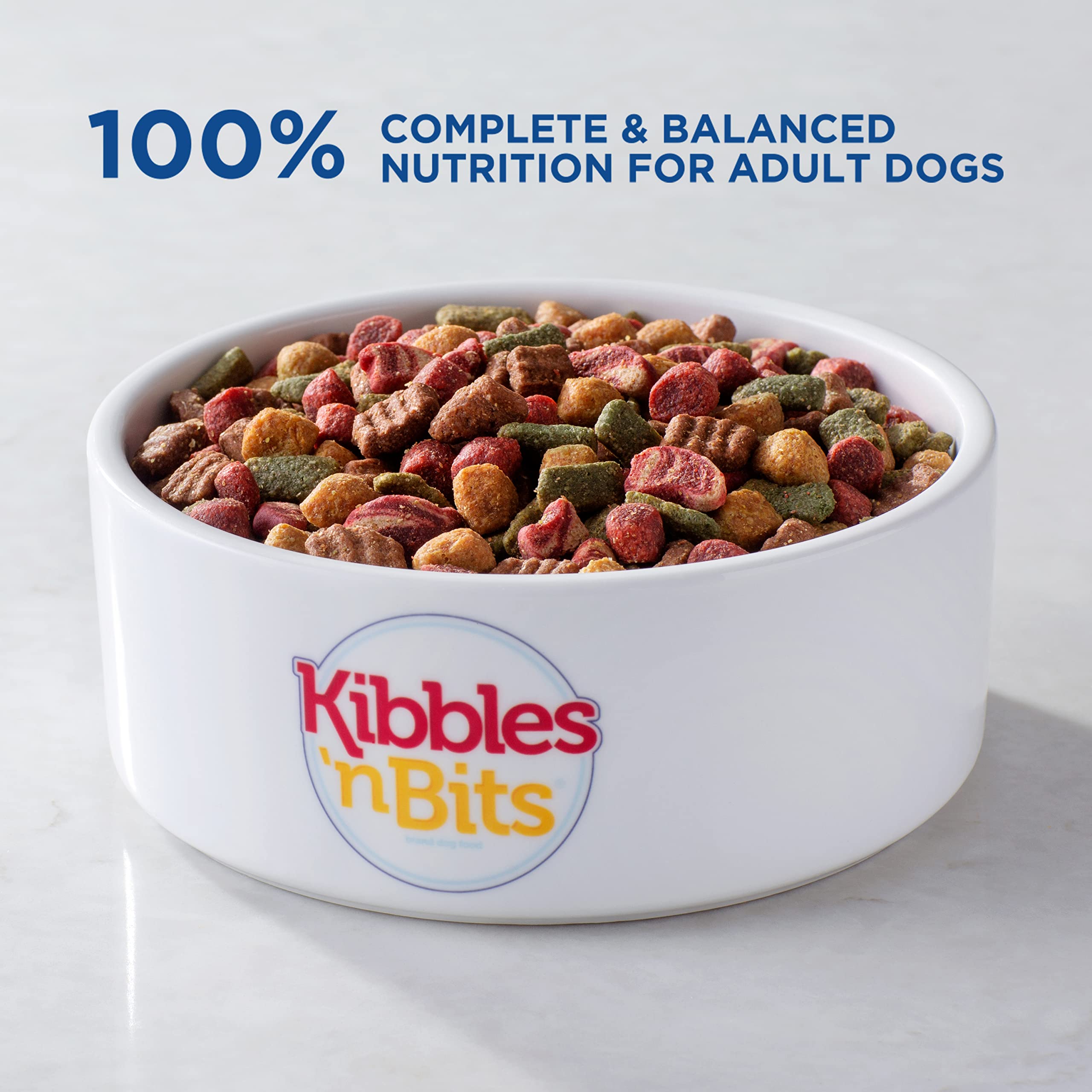 Kibbles N Bits Original Savory Beef & Chicken Flavors Dry Dog Food, 3.5 Pounds