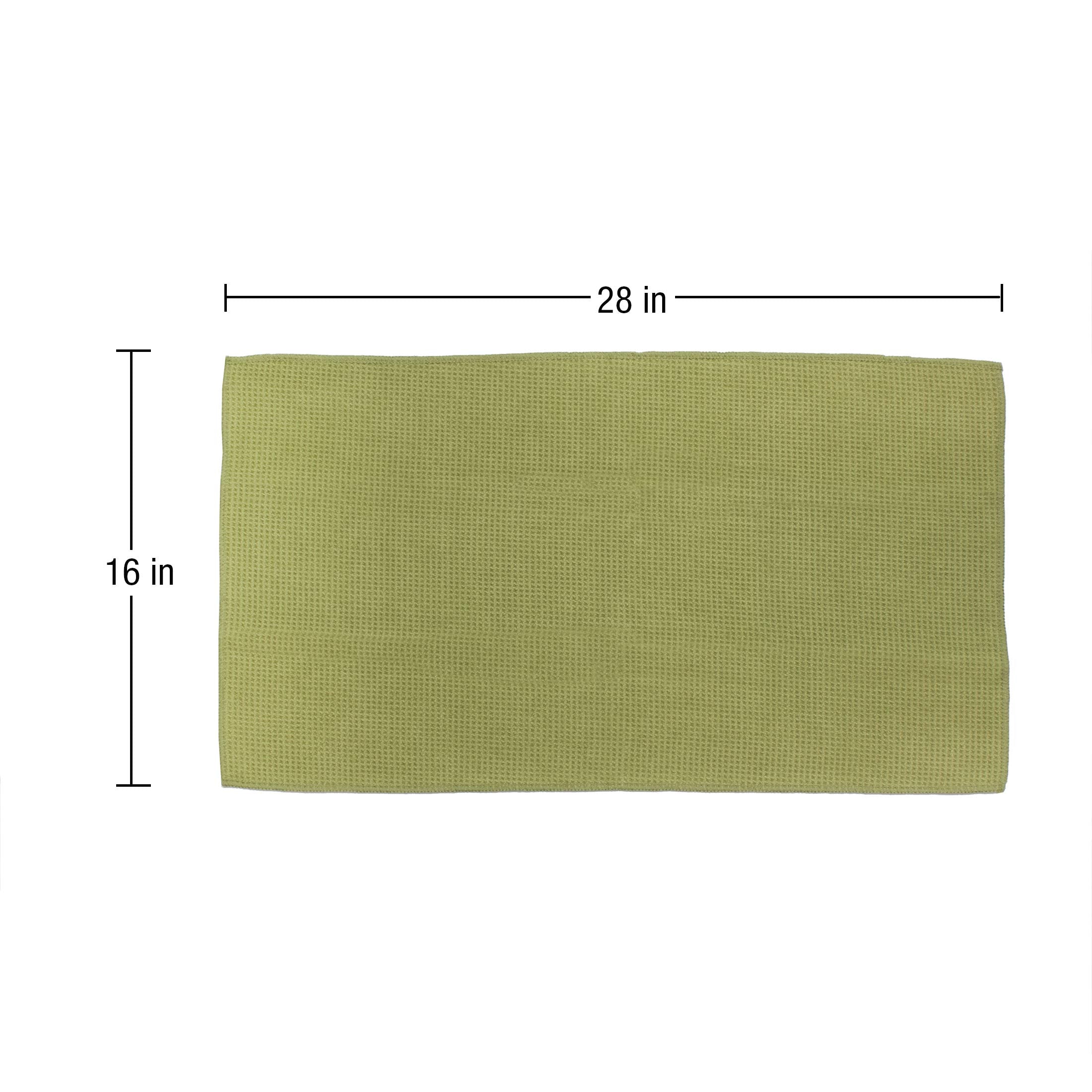 ECP Equine Comfort Products Waffle Weave Wipe Down Cloth Olive