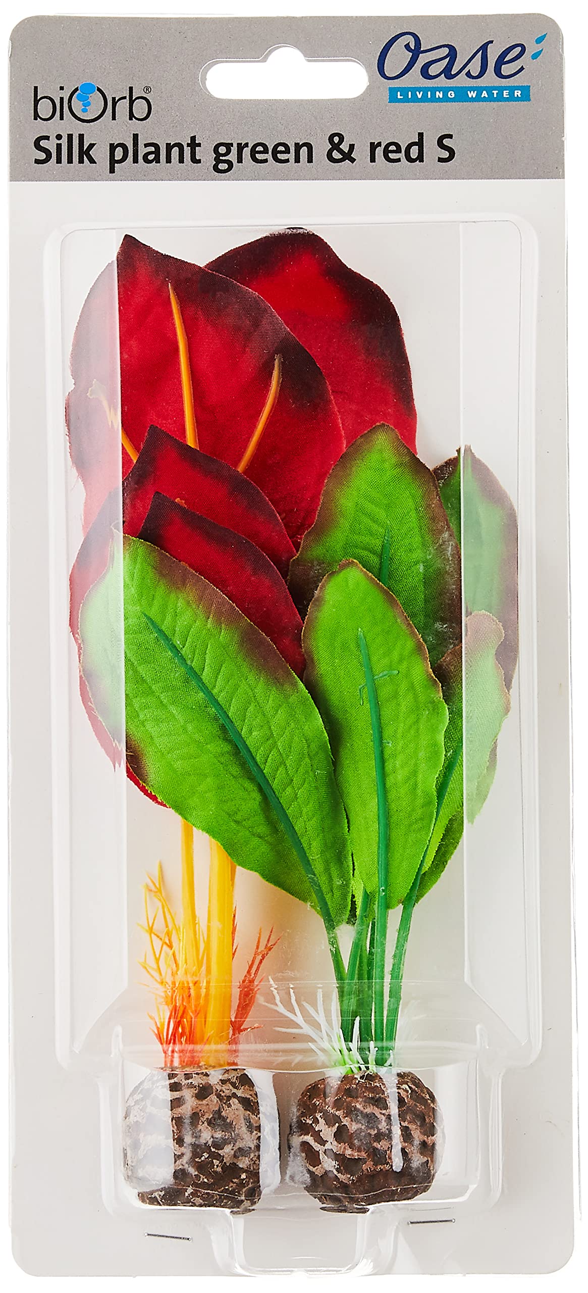 Biorb Silk Plant Set Small Green & Red (46099)