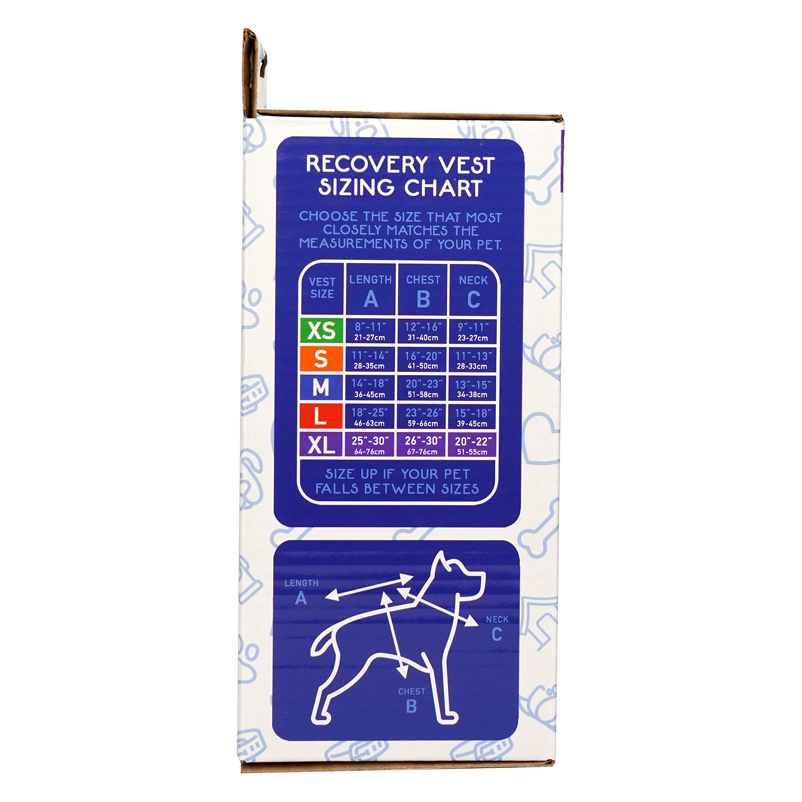 Calming Recovery Vest With Dog Calming Disc (X-Large)