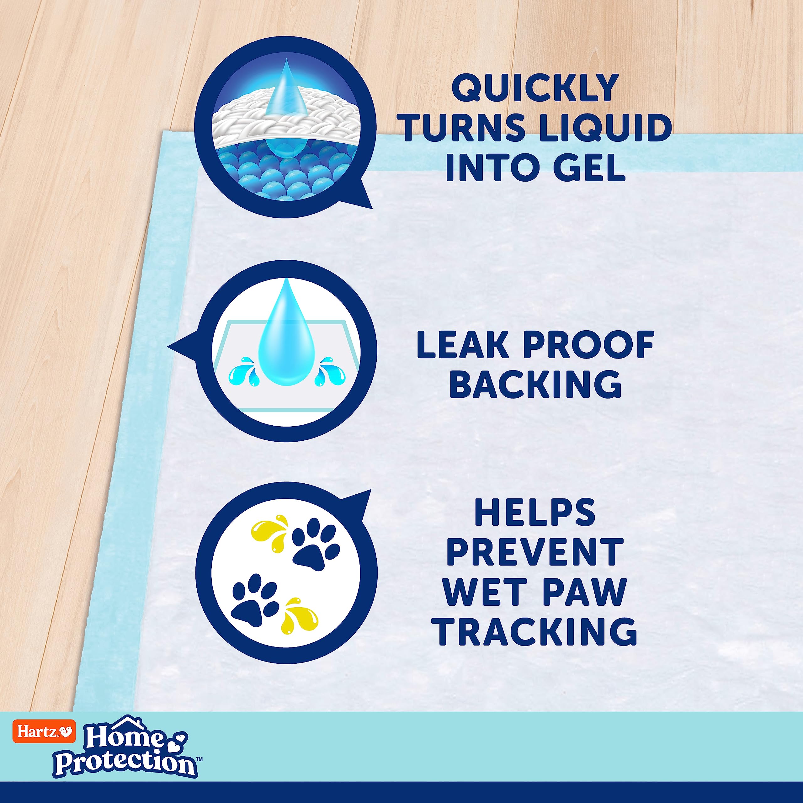 Hartz Dog Pads, XL 60 Count, Super Absorbent, Mountain Fresh Scent, Odor Eliminating, Model 3270012037