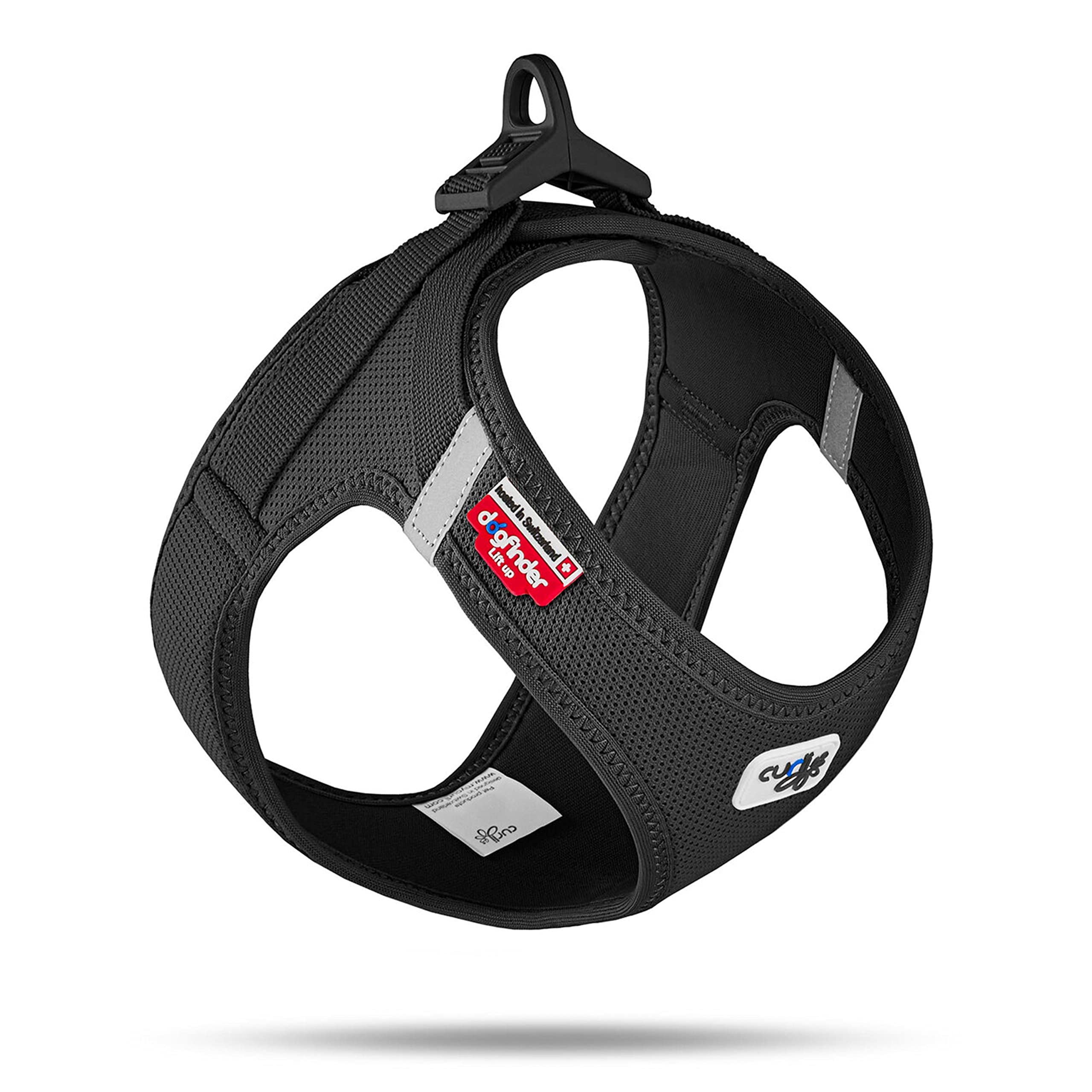Vest Harness curli Clasp Air-Mesh Black 3XS