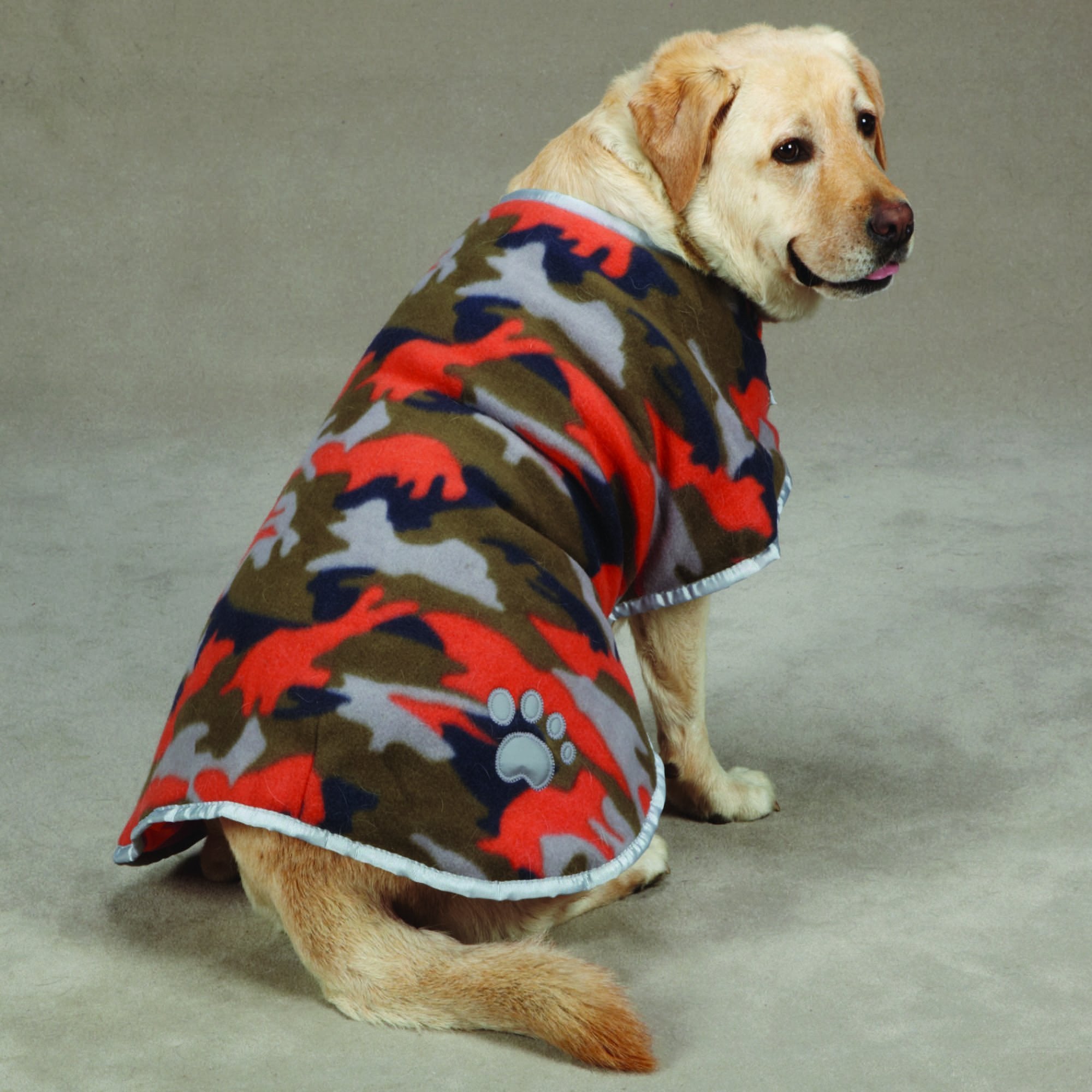 Zack & Zoey Noreaster Blanket Coat for Dogs, 12 Small, Orange