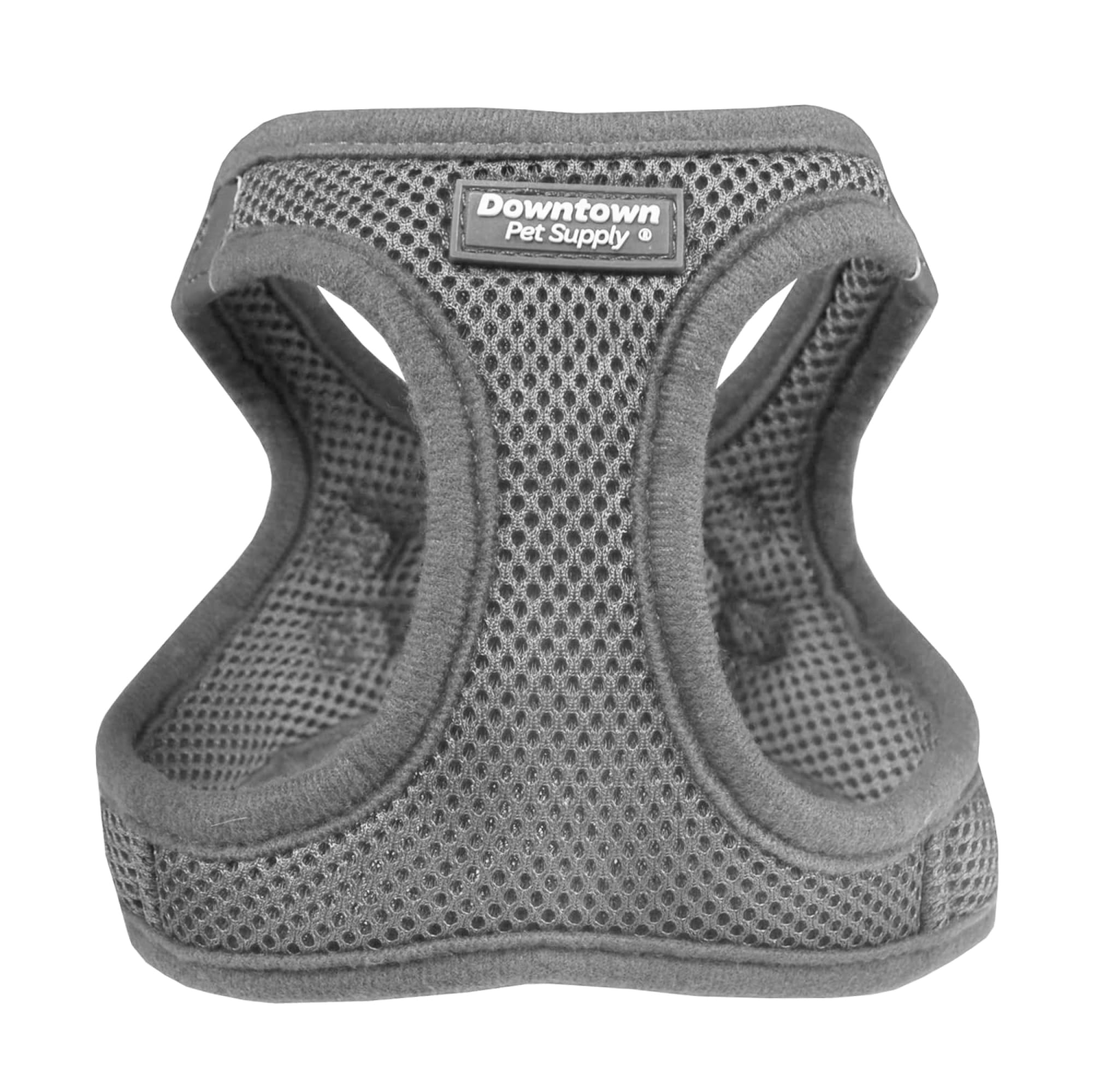 Downtown Pet Supply Step In Dog Harness For Small Dogs No Pull, Medium, Light Gray - Adjustable Harness With Padded Mesh Fabric 