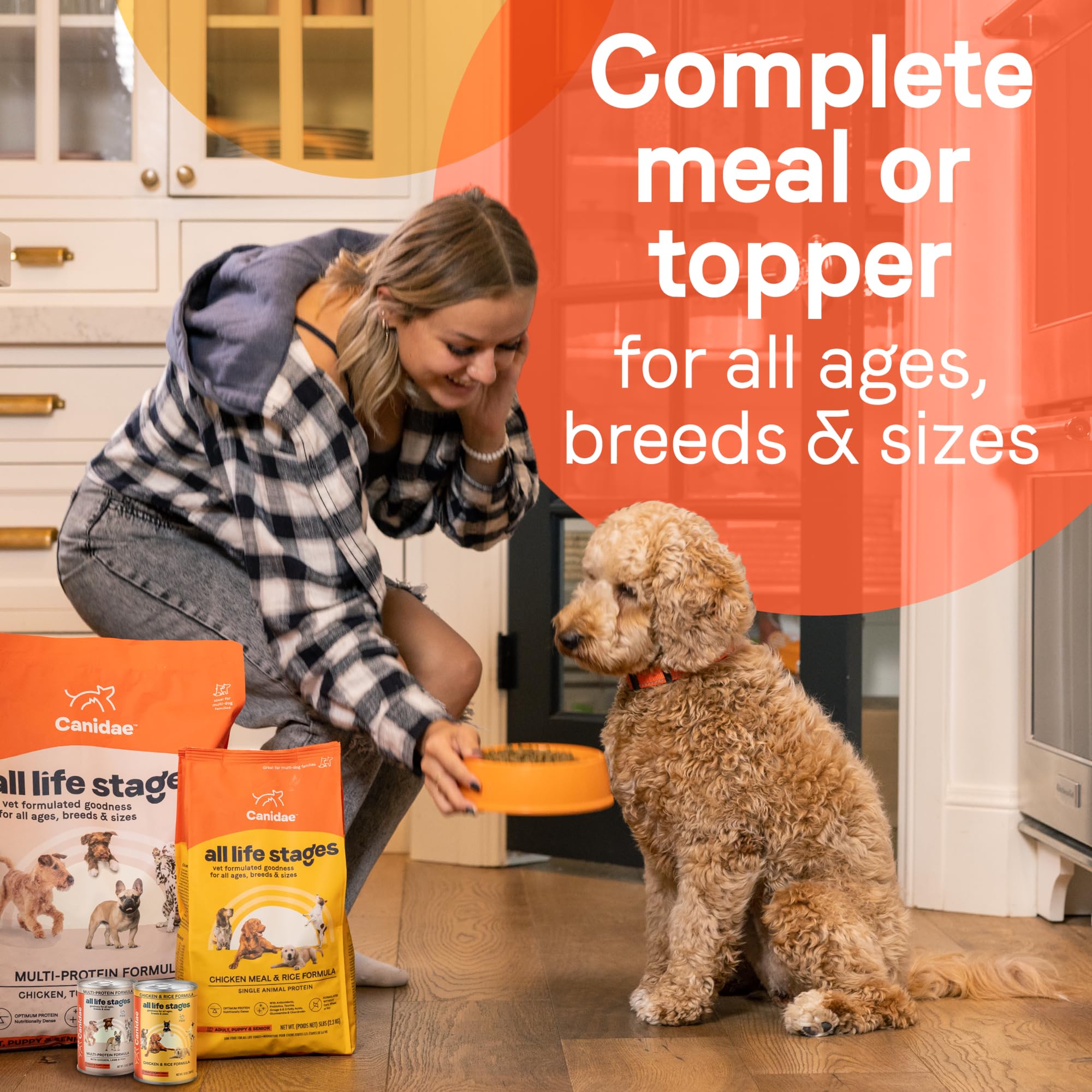 Canidae All Life Stages Premium Wet Dog Food for All Breeds, All Ages, Multi-Protein with Chicken, Lamb & Fish, 13 Ounce (Case o