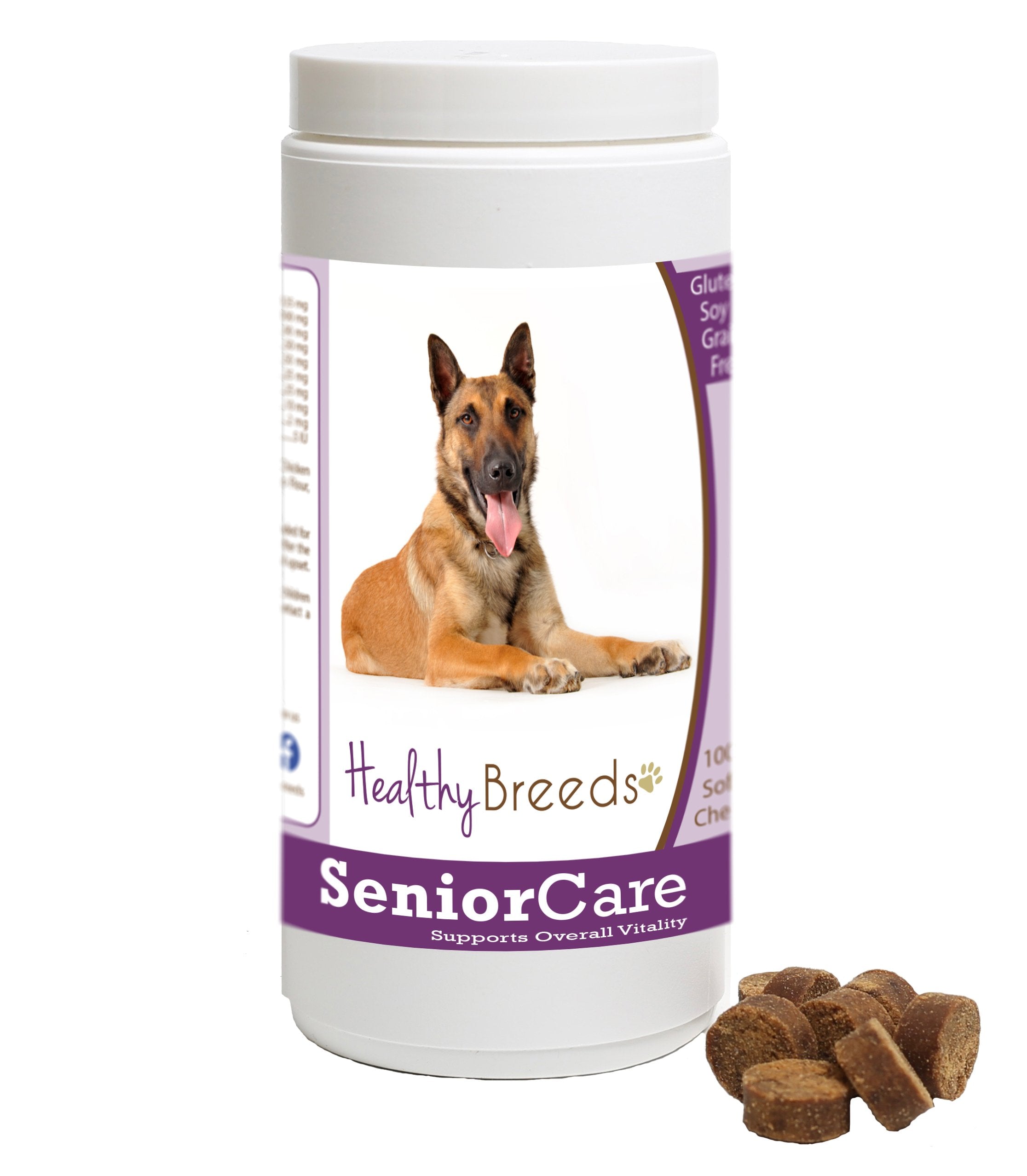 Healthy Breeds Poodle Senior Dog Care Soft Chews 100 Count