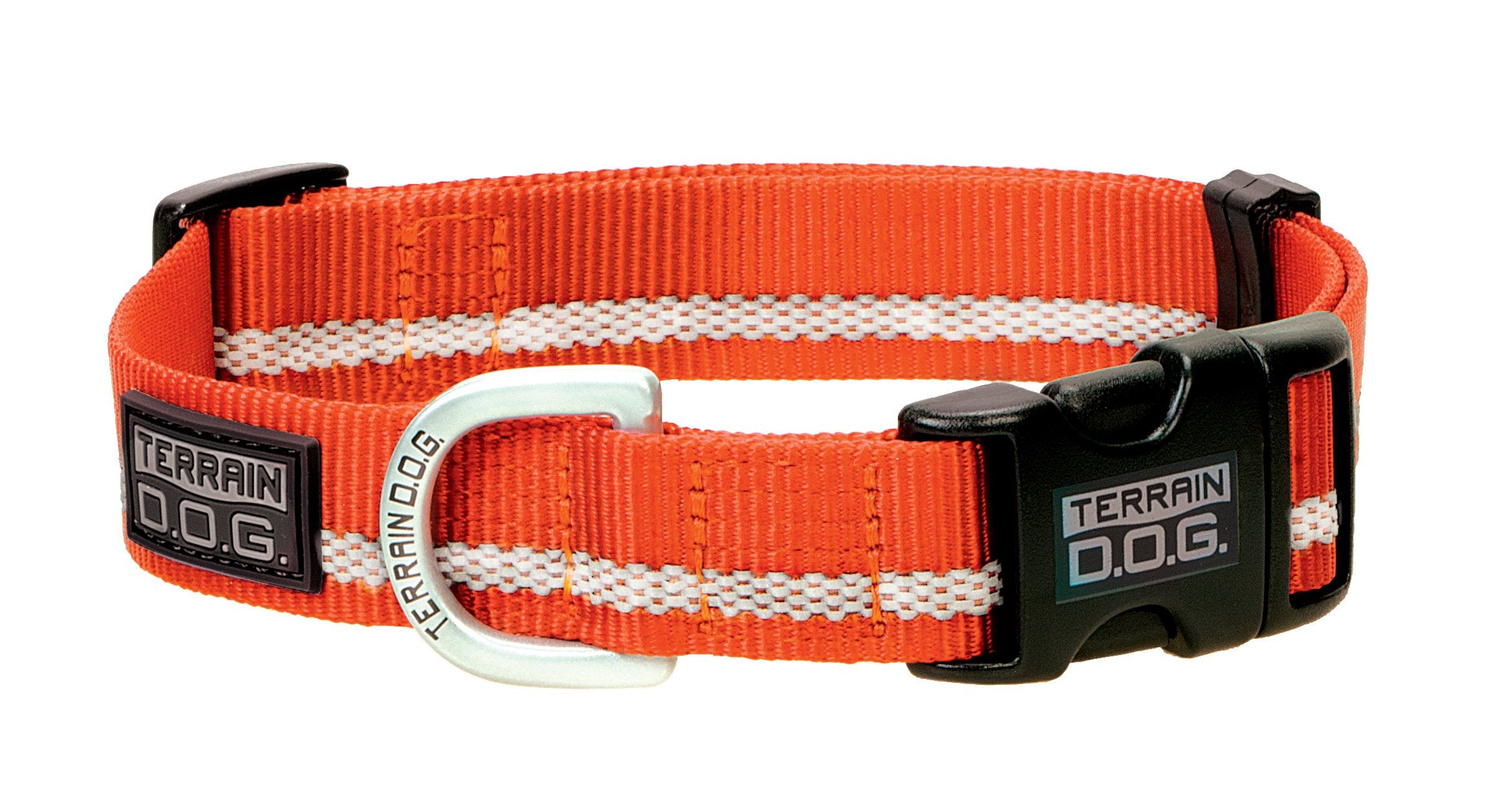 Terrain D.O.G. Reflective Snap-N-Go Collar, Orange, Medium, 13-19 Inches, 3/4-Inch Width