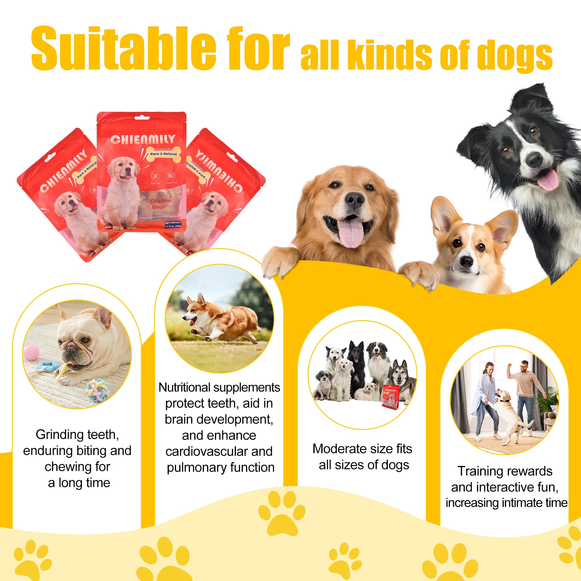 All-Natural Duck Wrapped Sweet Potato Dog Treats - Grain-Free, Low-Fat Jerky Chews with Limited Ingredients for Digestive Health
